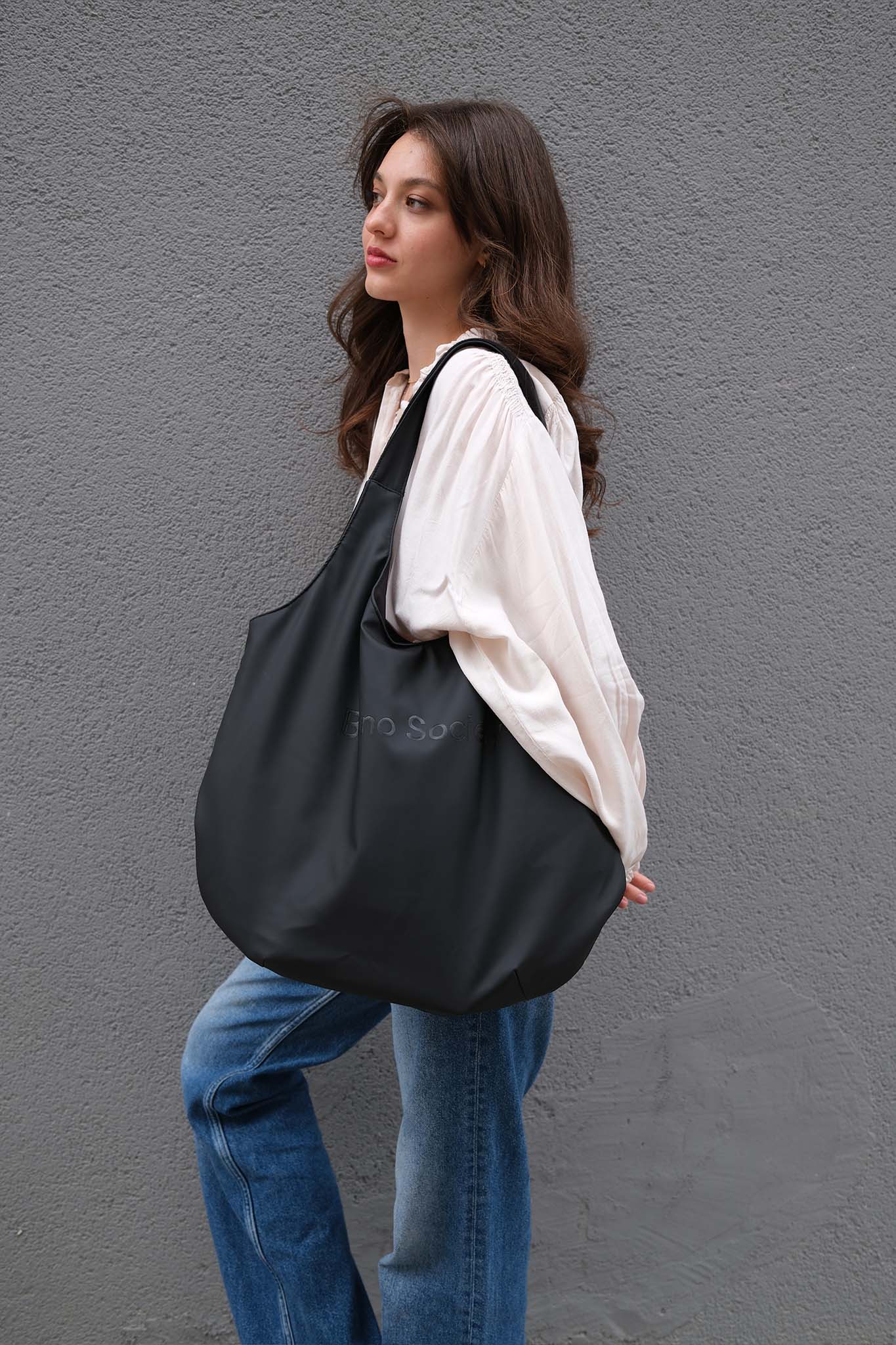 Midi Market Bag - Black
