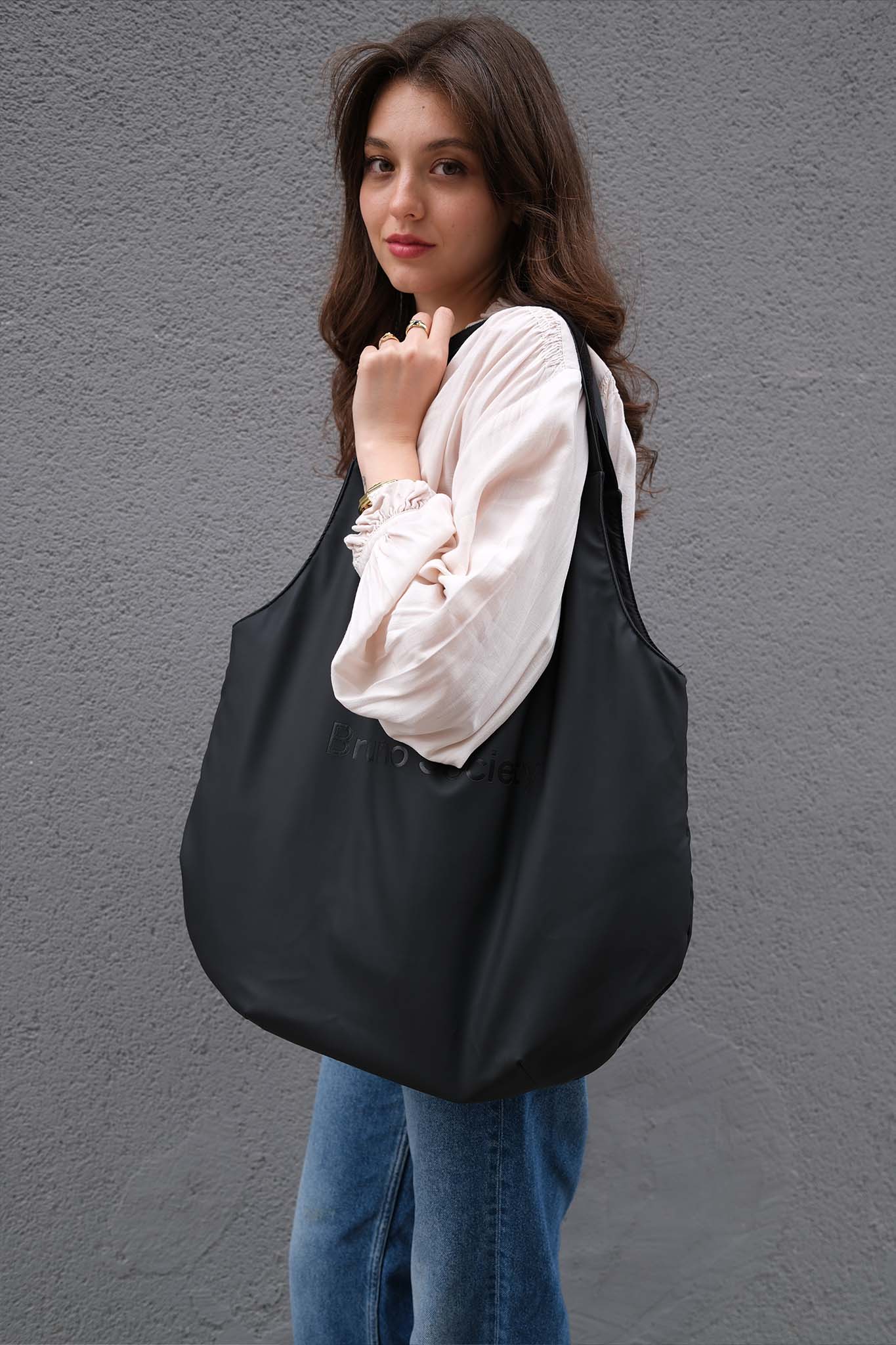 Midi Market Bag - Black