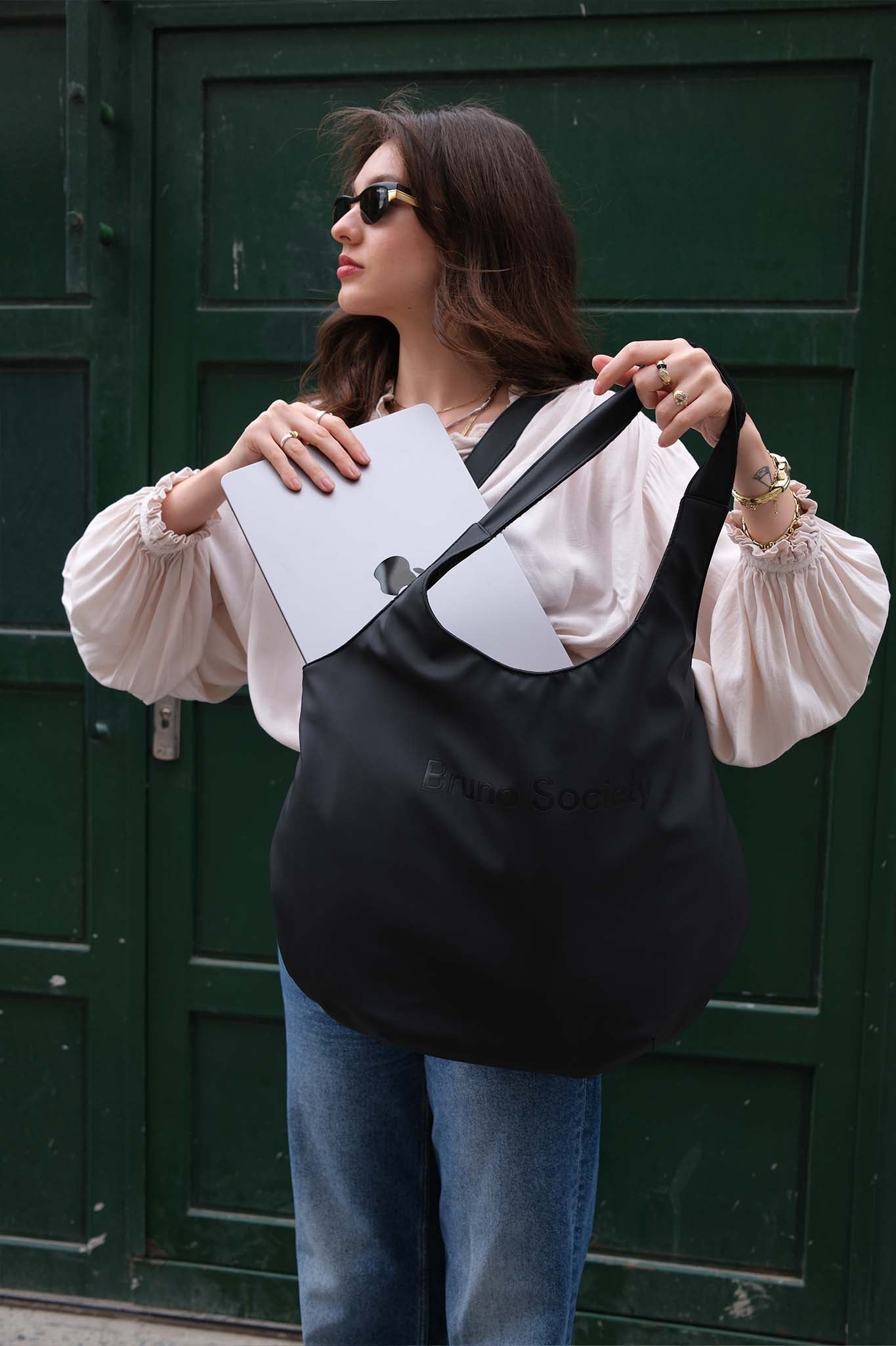 Midi Market Bag - Black