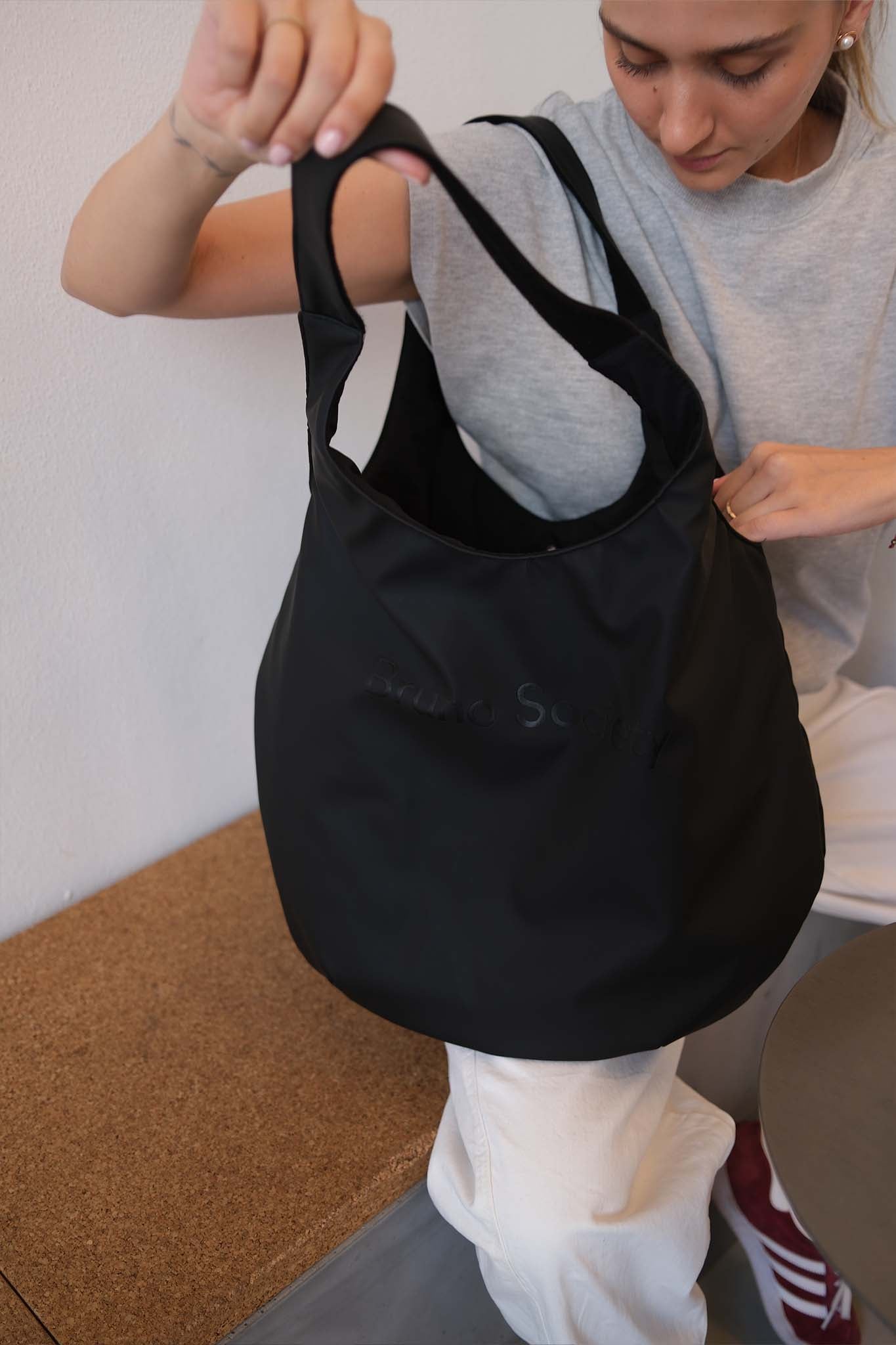 Midi Market Bag - Black
