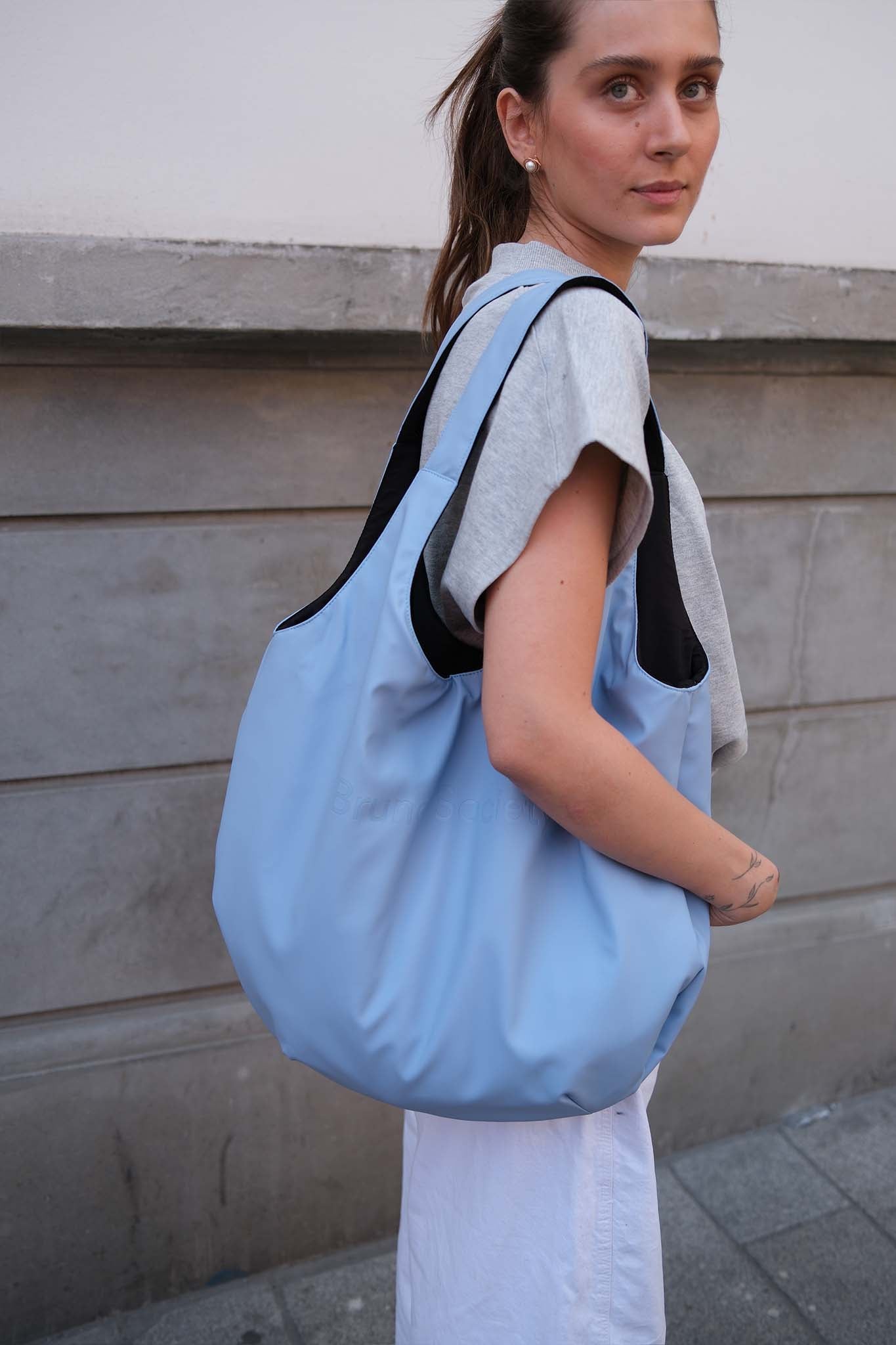 Midi Market Bag - Baby Blue