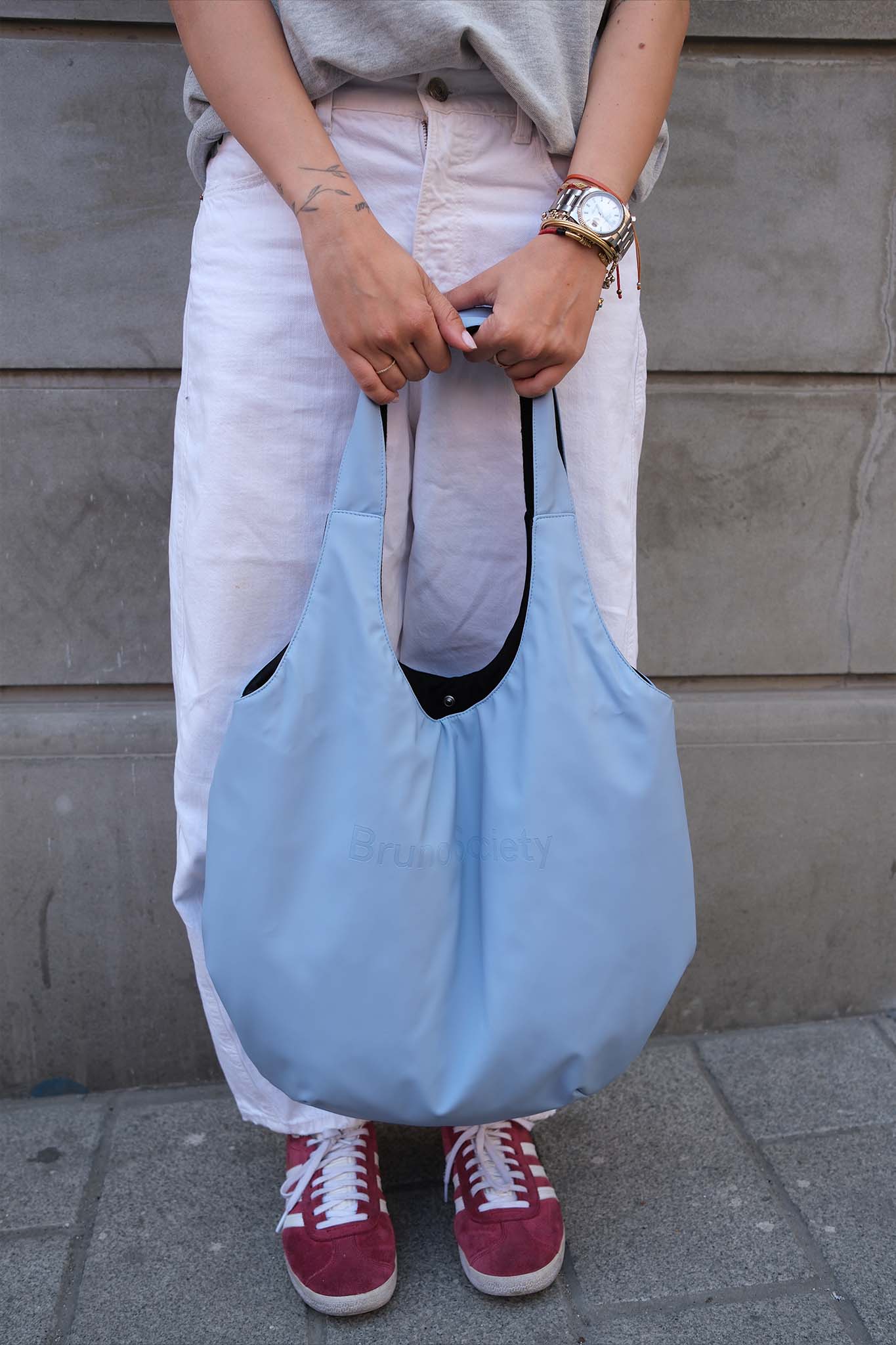 Midi Market Bag - Baby Blue