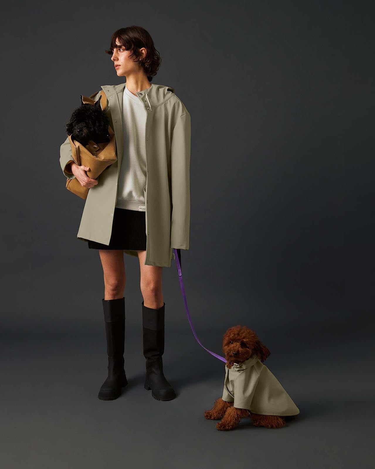 Matchy Raincoat - Gray