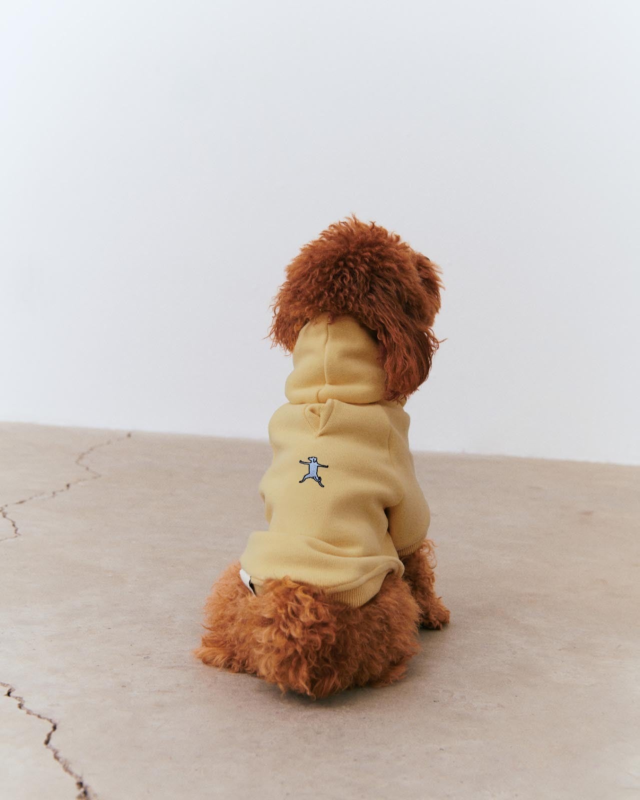 Dog Yoga Hoodie - Yellow