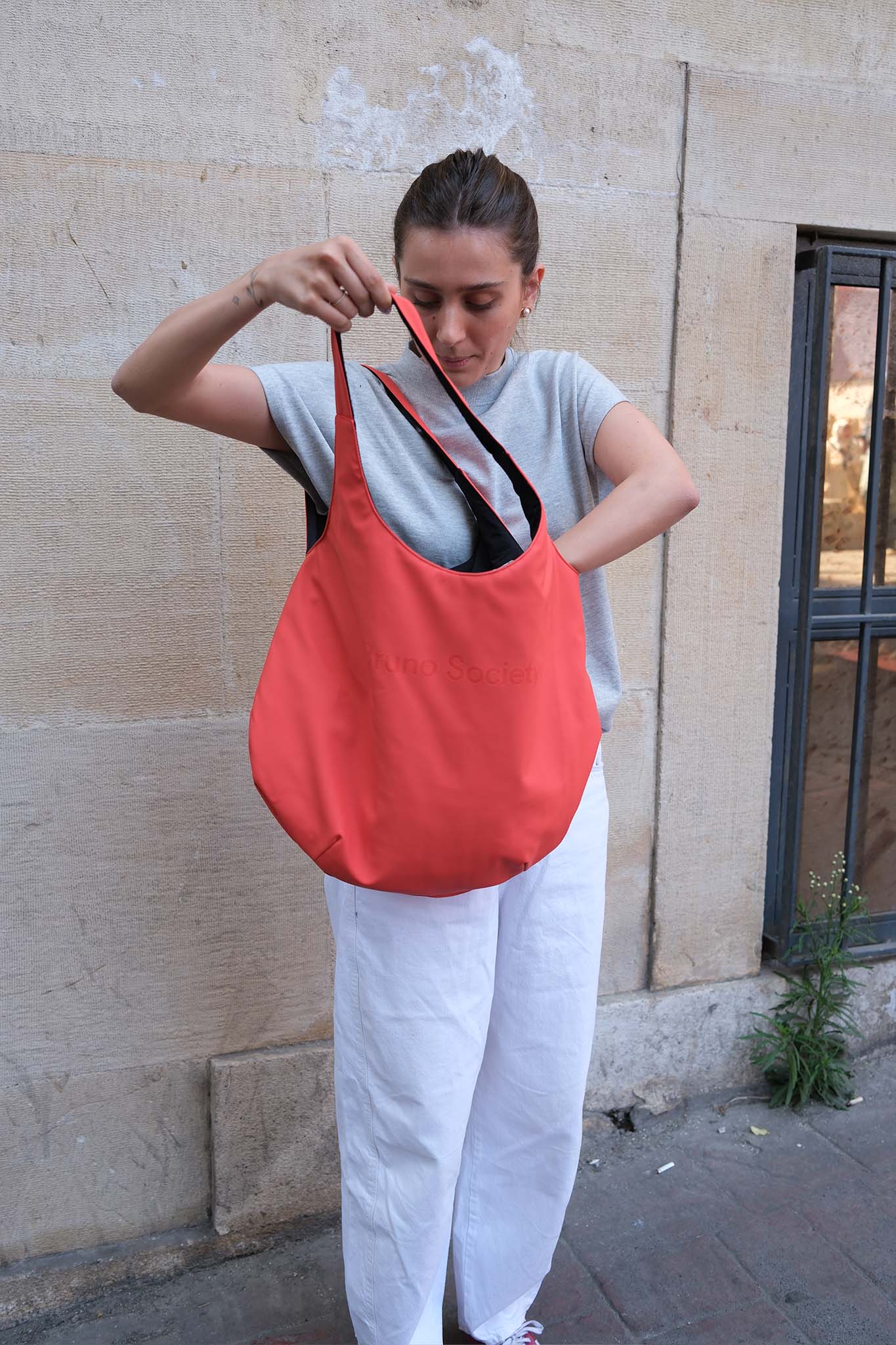 Midi Market Bag - Chili Red