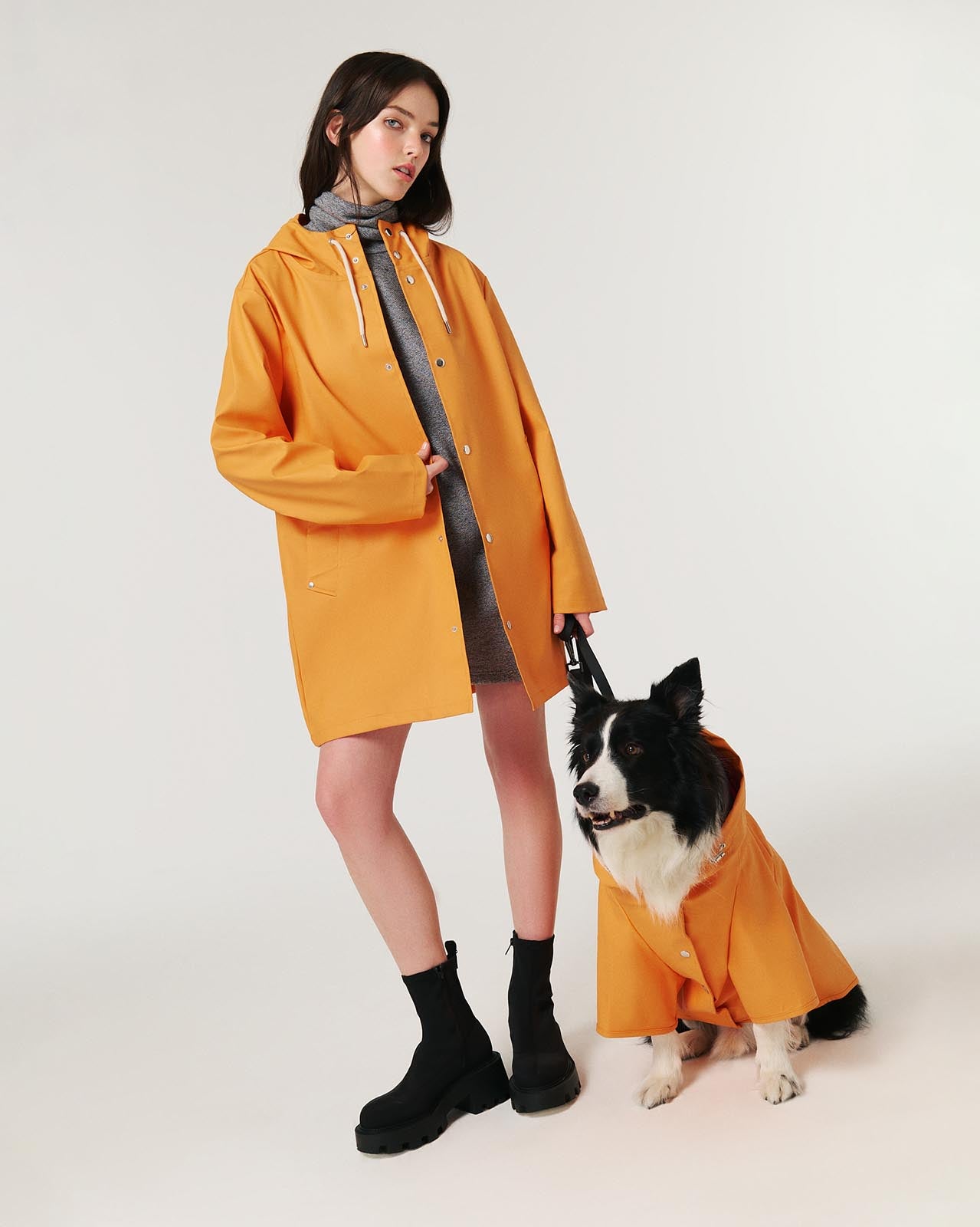 Dog Raincoat - Orange