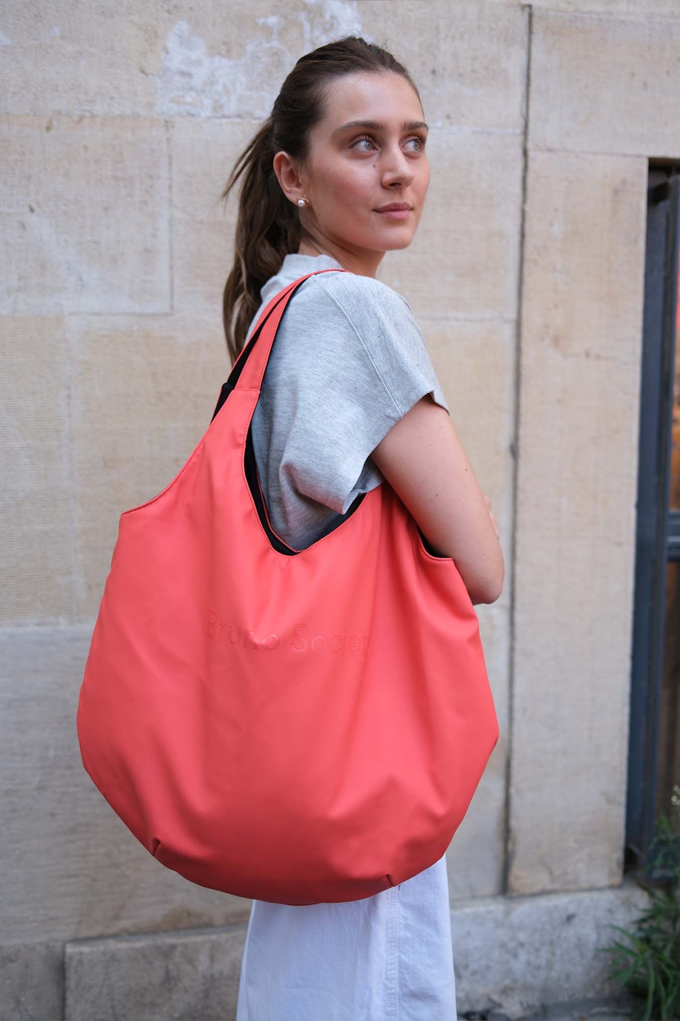 Midi Market Bag - Chili Red