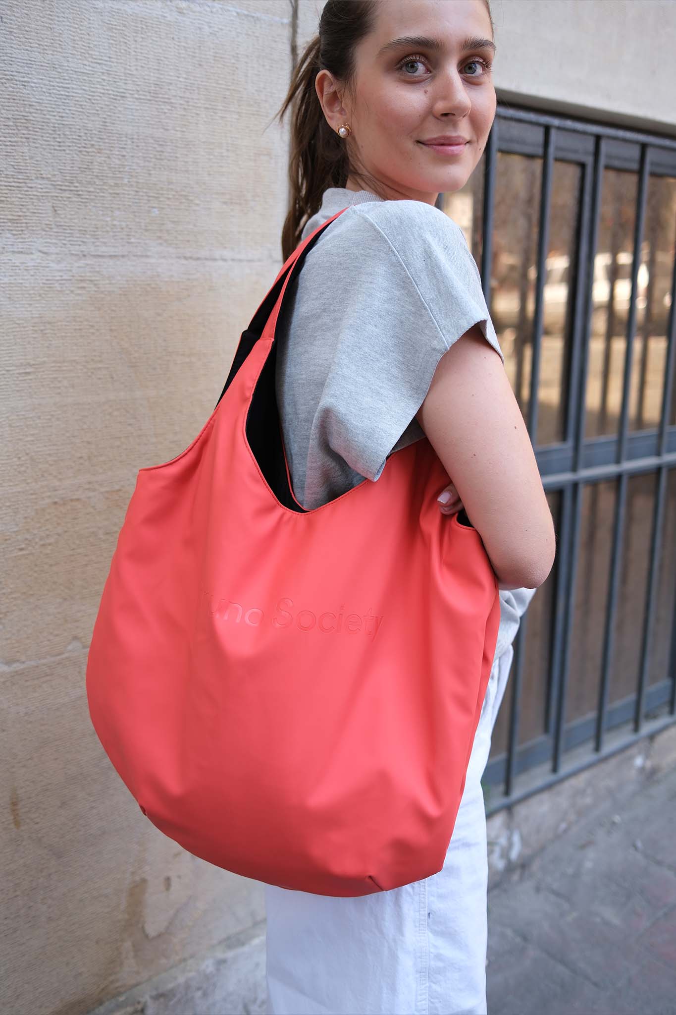 Midi Market Bag - Chili Red