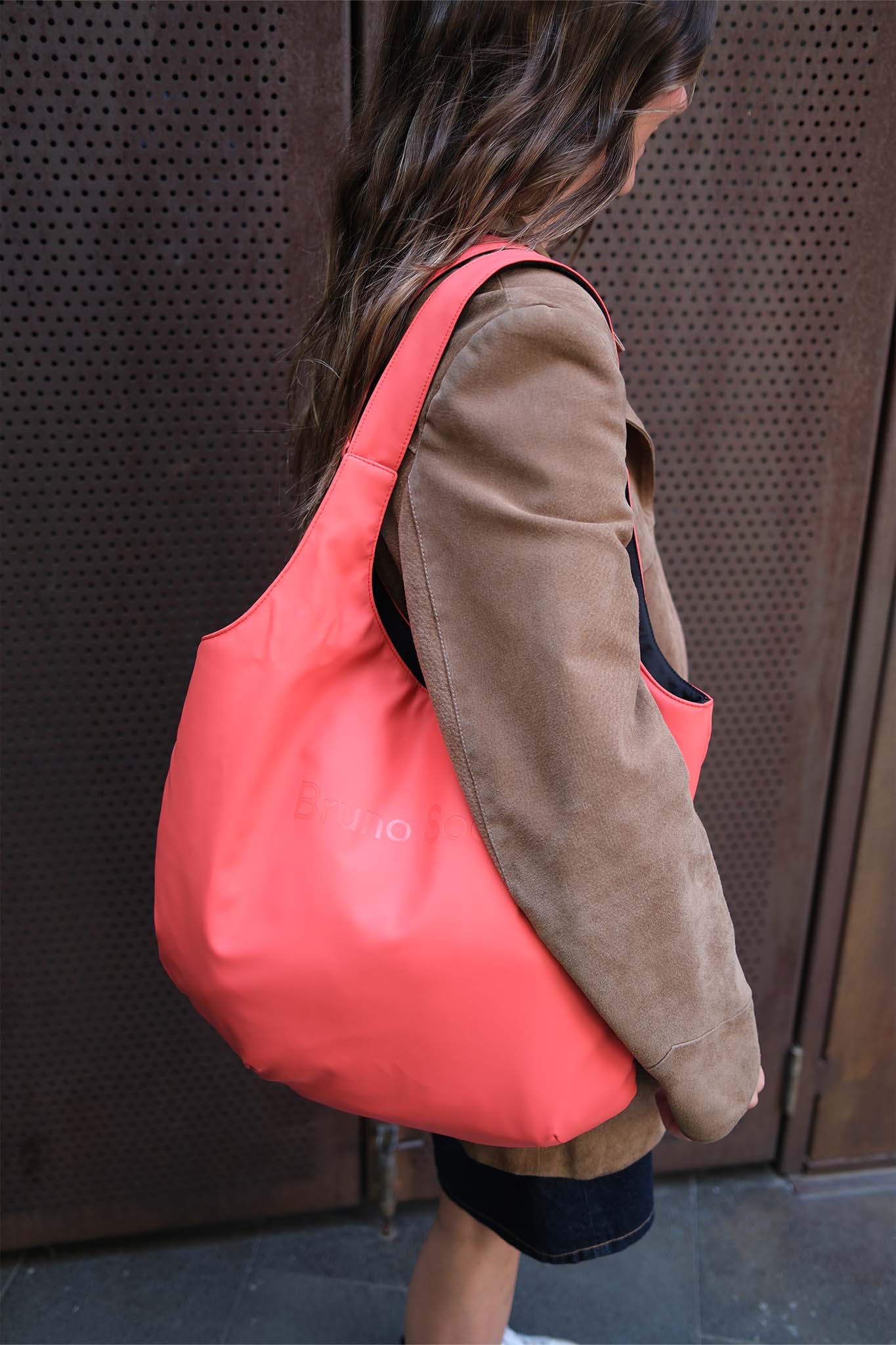 Midi Market Bag - Chili Red