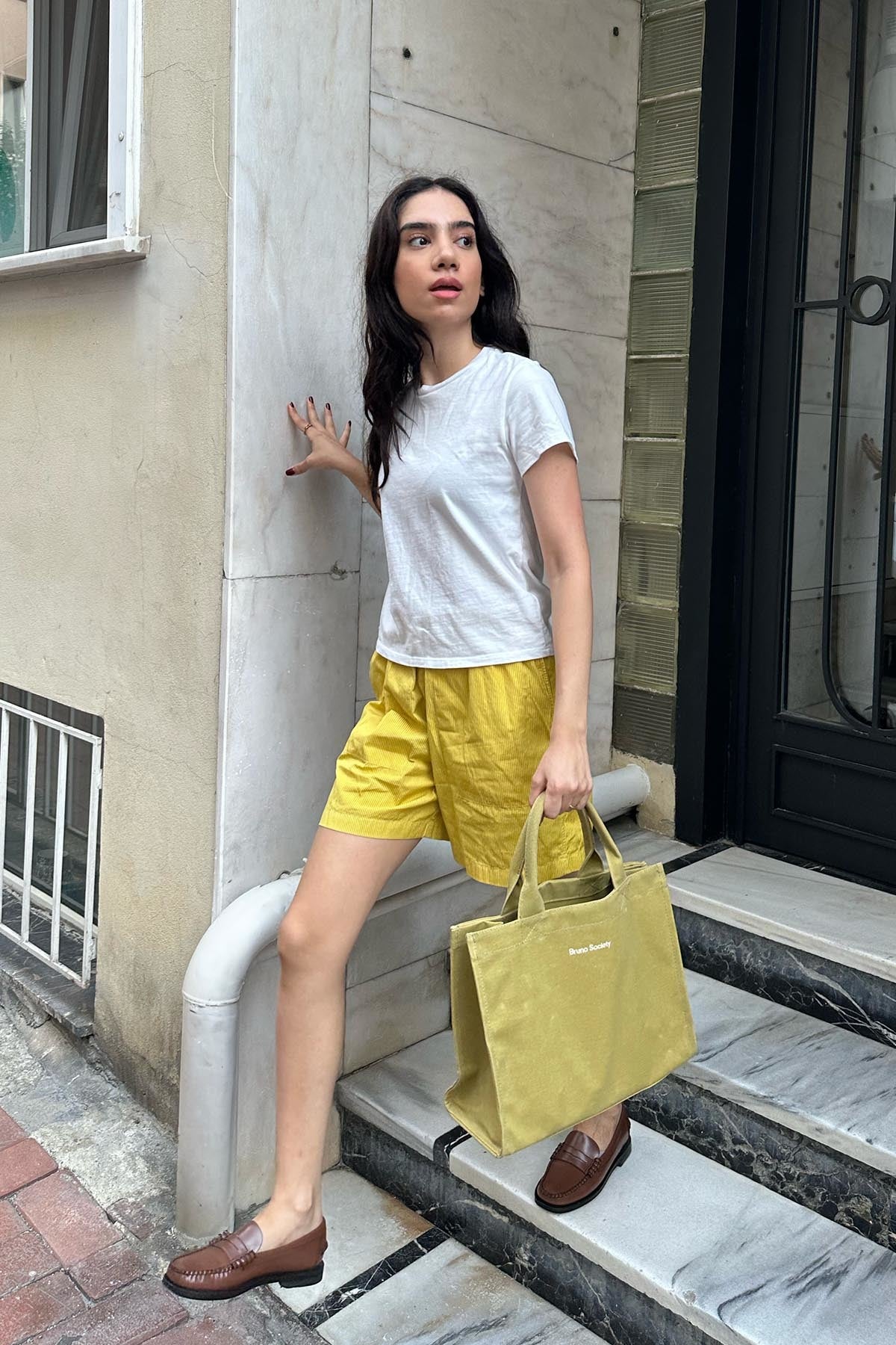 Tote Bag - Lemon Yellow