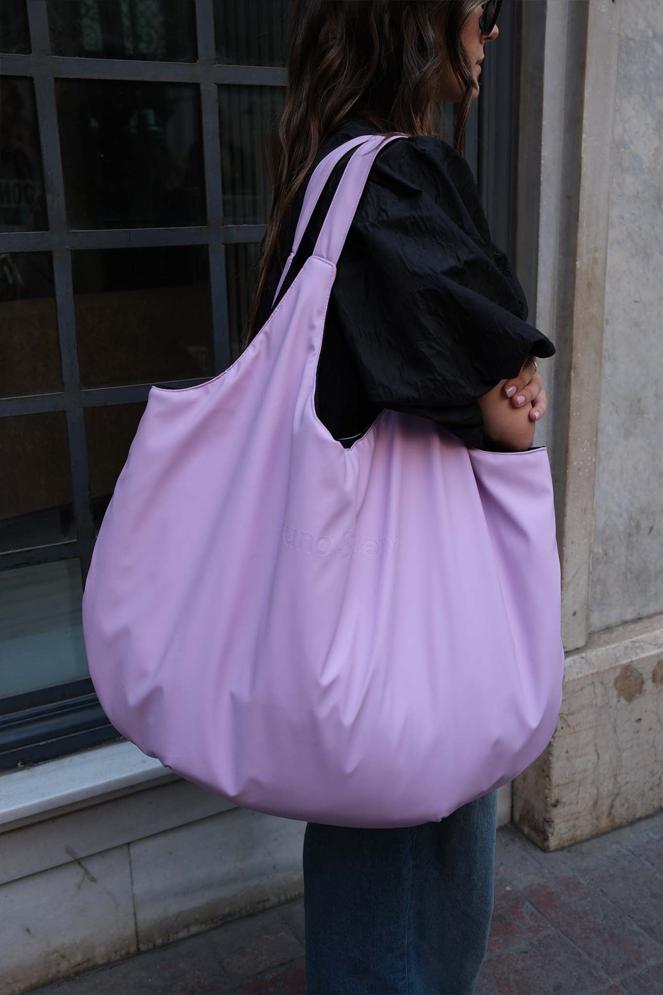 Oversize Market Bag - Lavender Pink