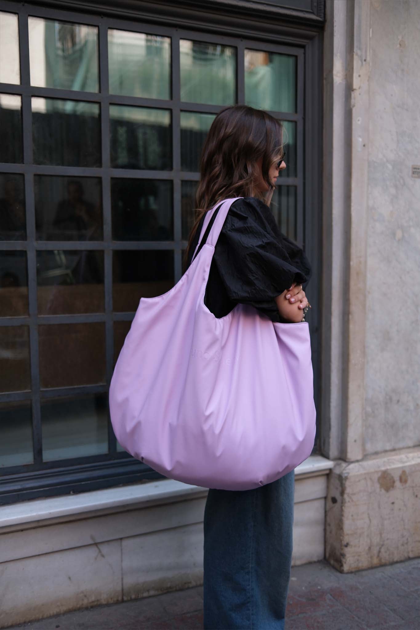 Oversize Market Bag - Lavender Pink