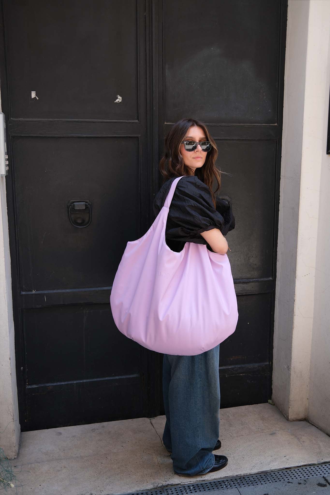 Oversize Market Bag - Lavender Pink