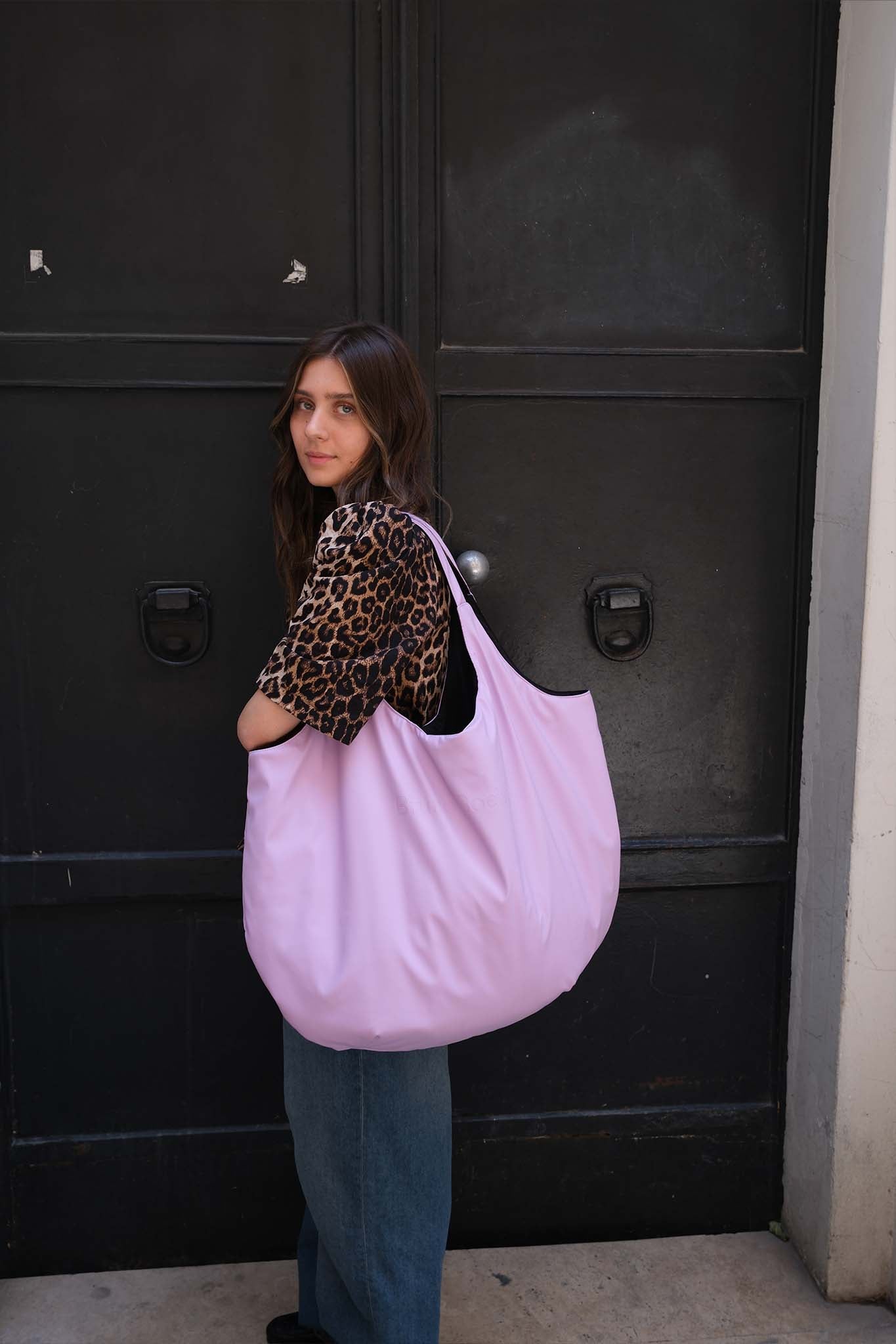 Oversize Market Bag - Lavender Pink