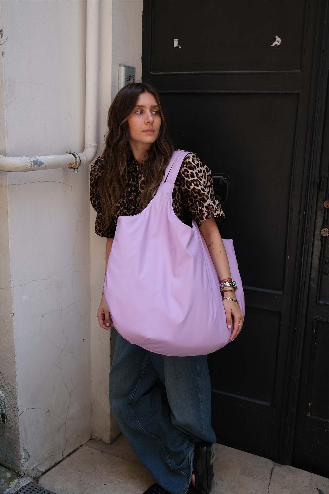 Oversize Market Bag - Lavender Pink