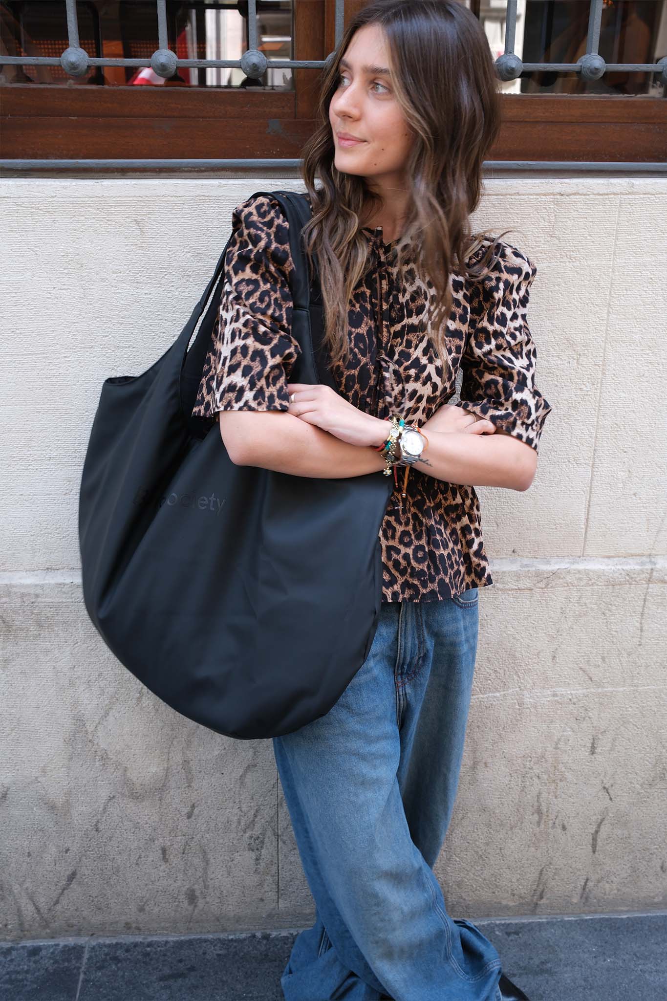 Oversize Market Bag - Black