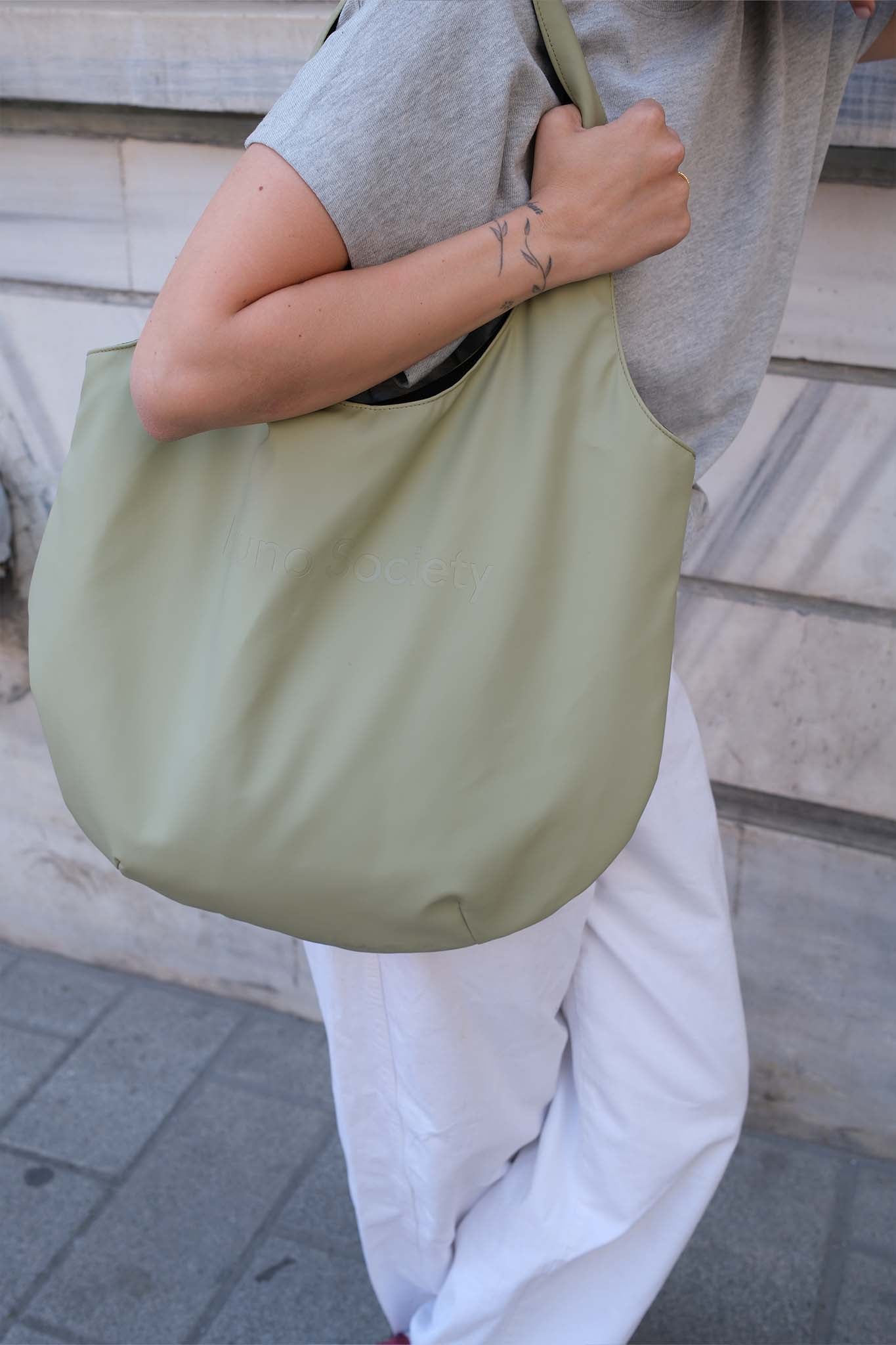 Midi Market Bag - Matcha Green