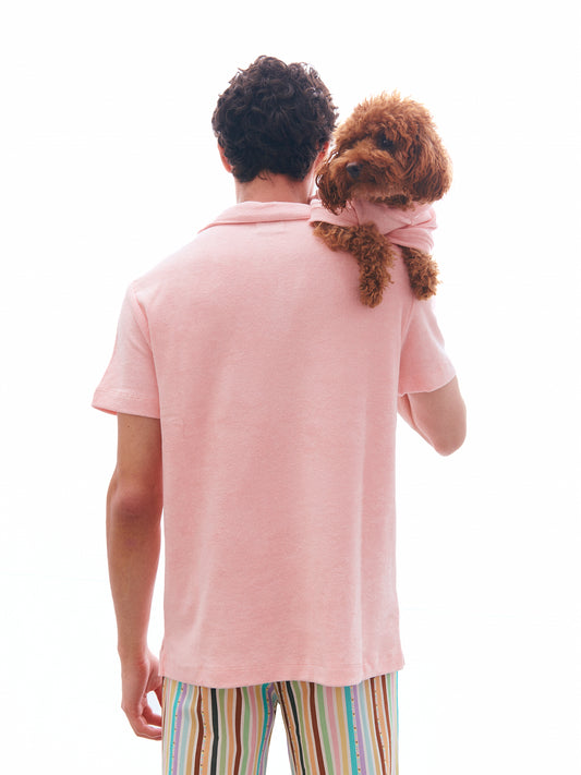 Kombin Havlu T-Shirt - Pembe