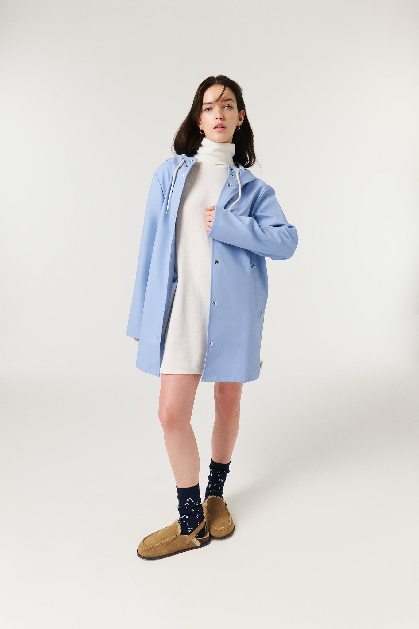 Matchy Raincoat - Light Blue