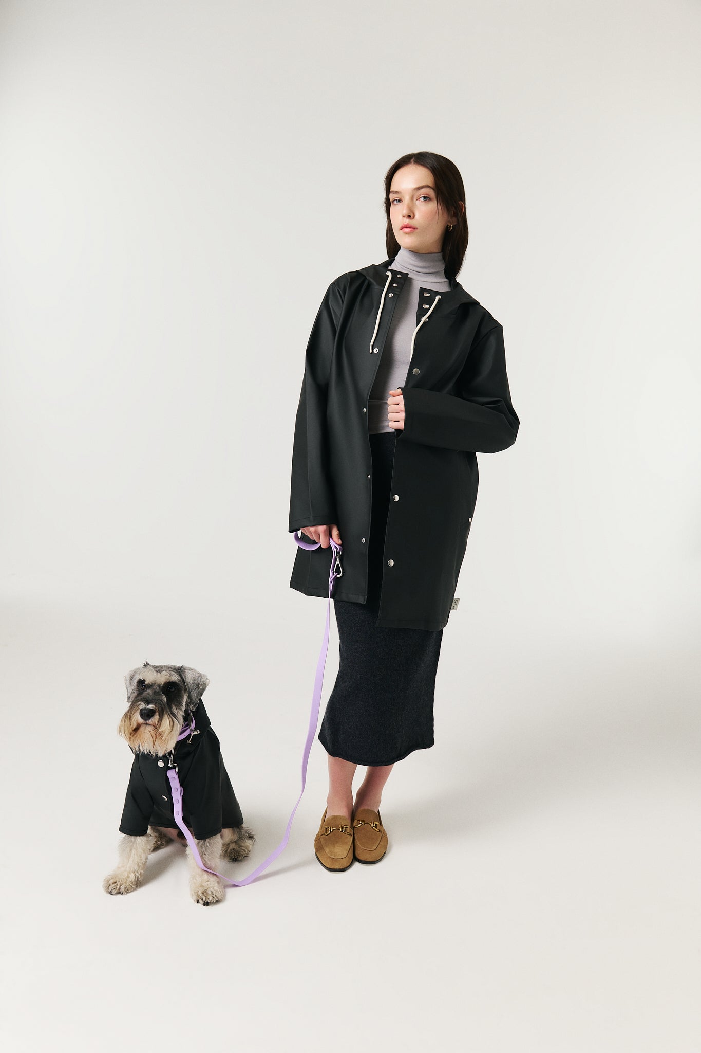 Dog Raincoat - Black