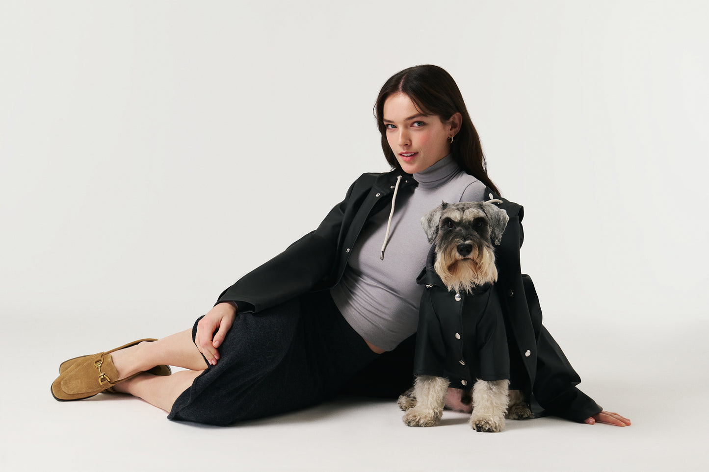 Dog Raincoat - Black