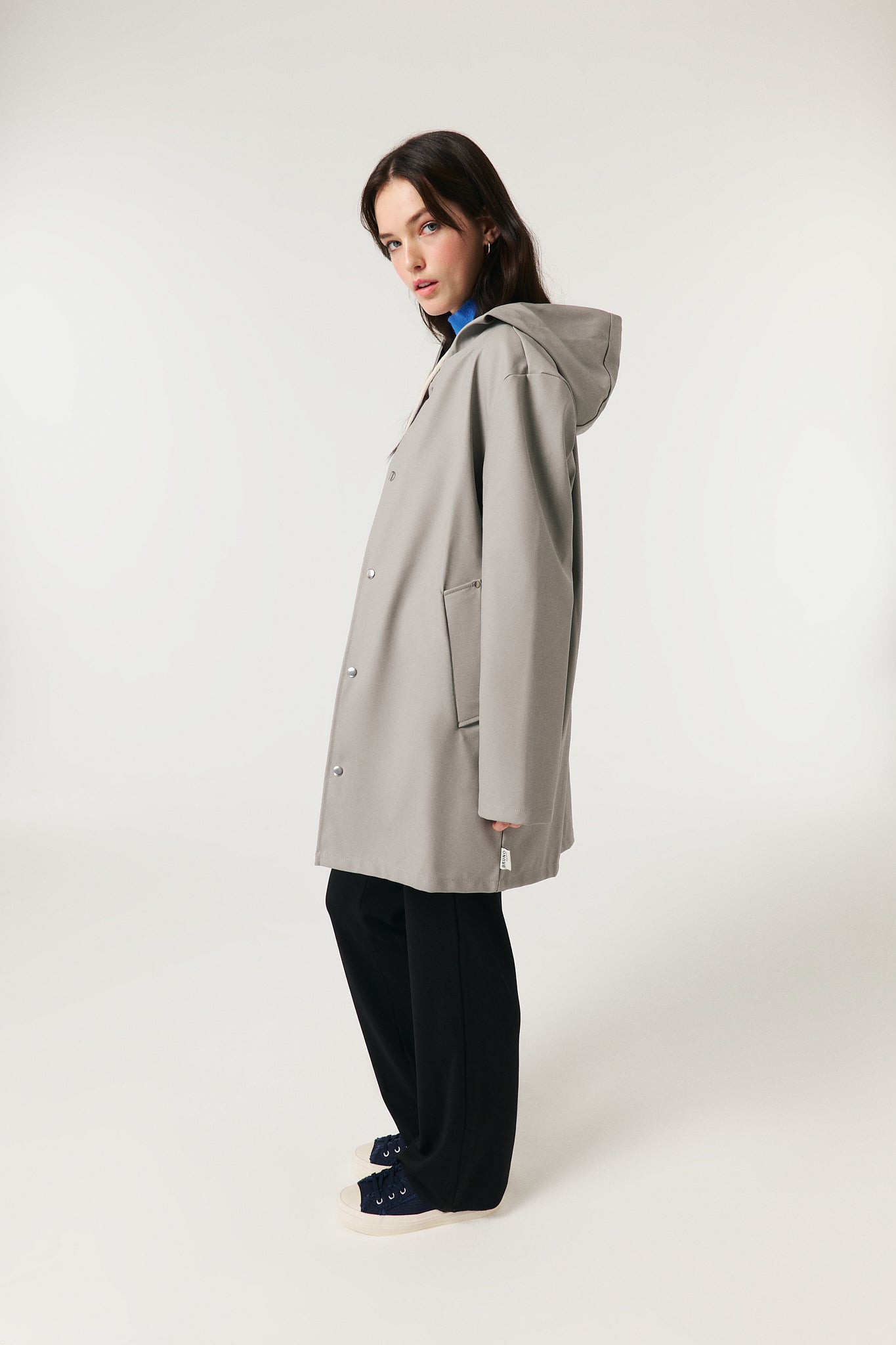 Matchy Raincoat - Gray
