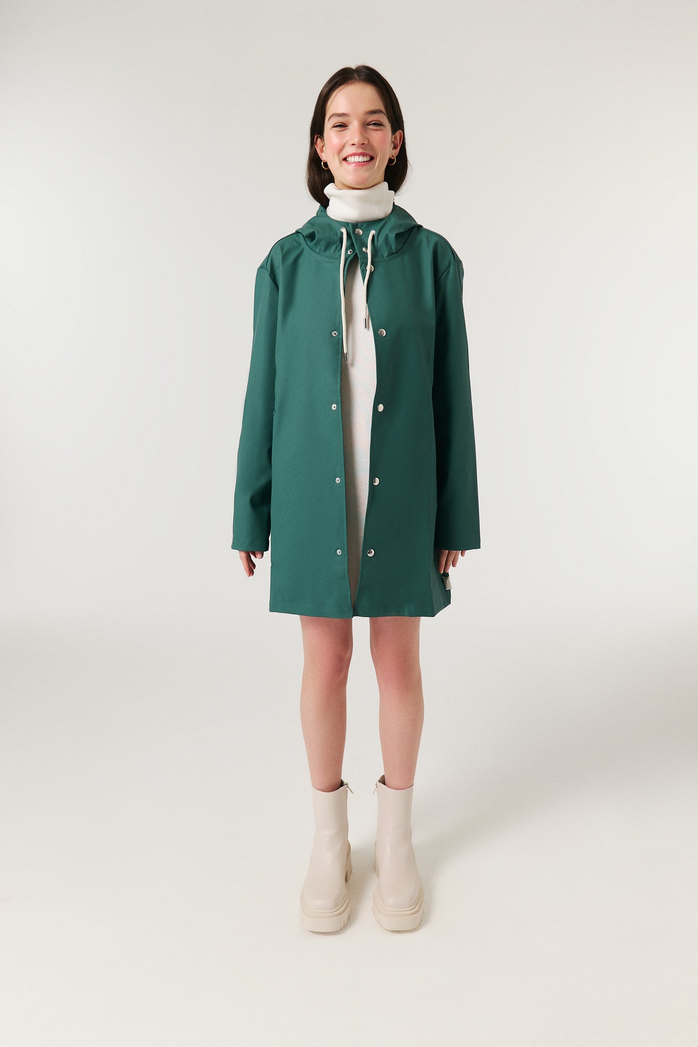 Unisex Yağmurluk - Olive Green