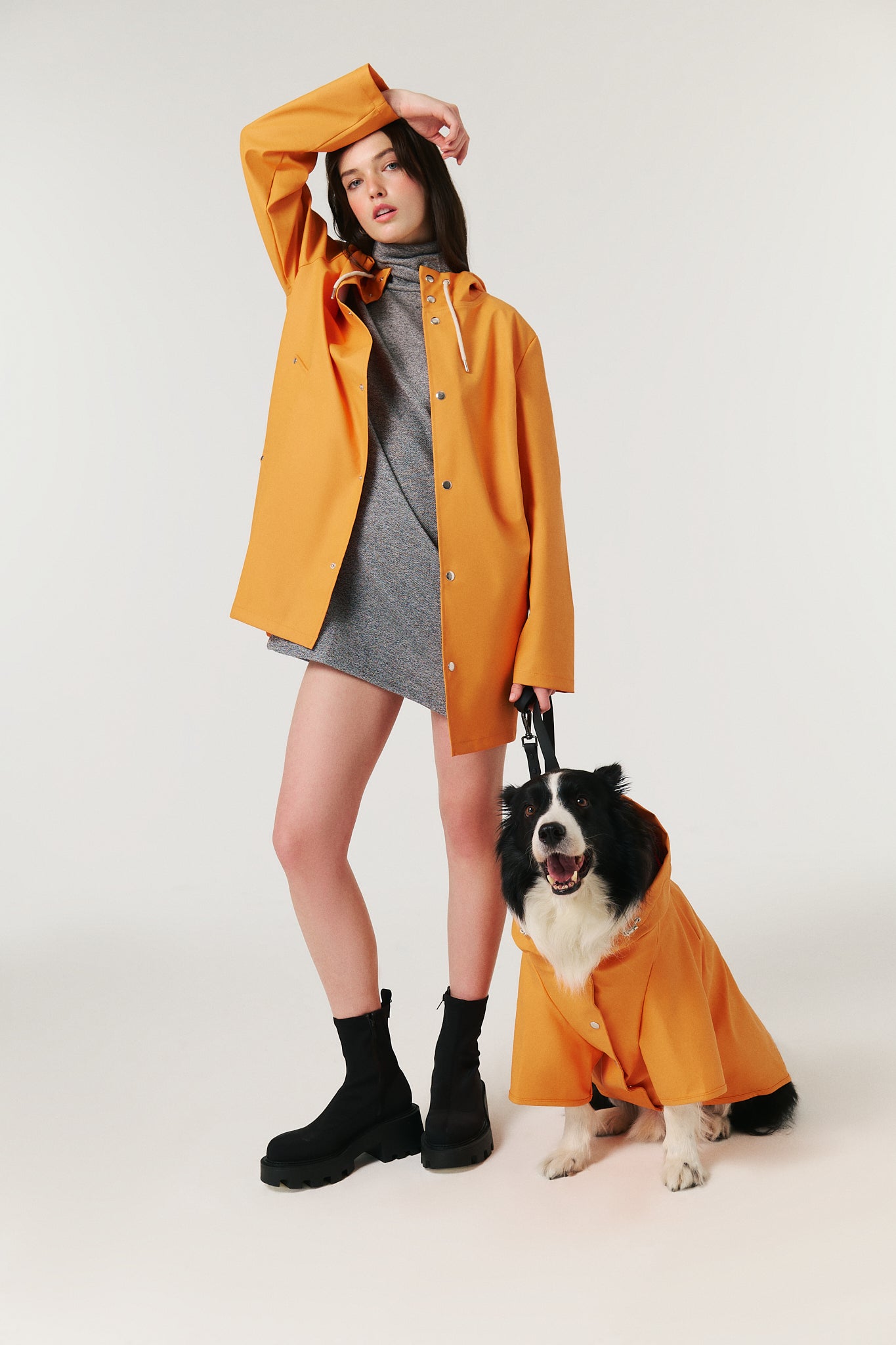 Dog Raincoat - Orange