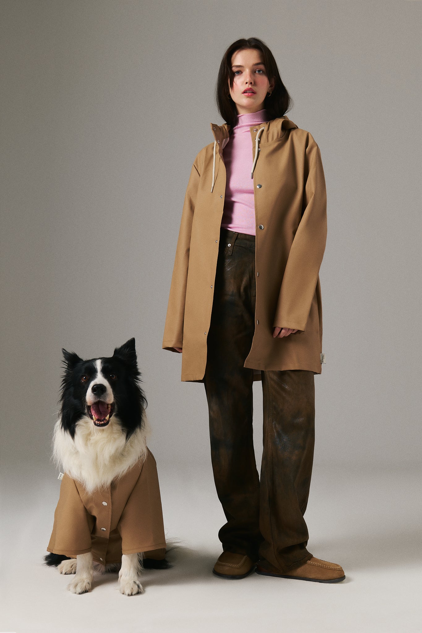 Unisex Raincoat - Cinnamon