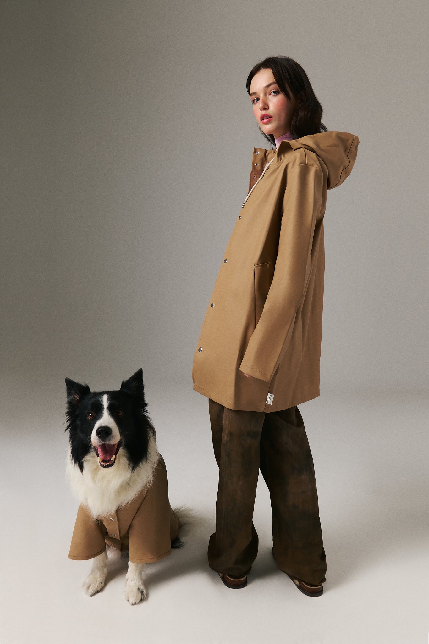 Matchy Raincoat - Cinnamon