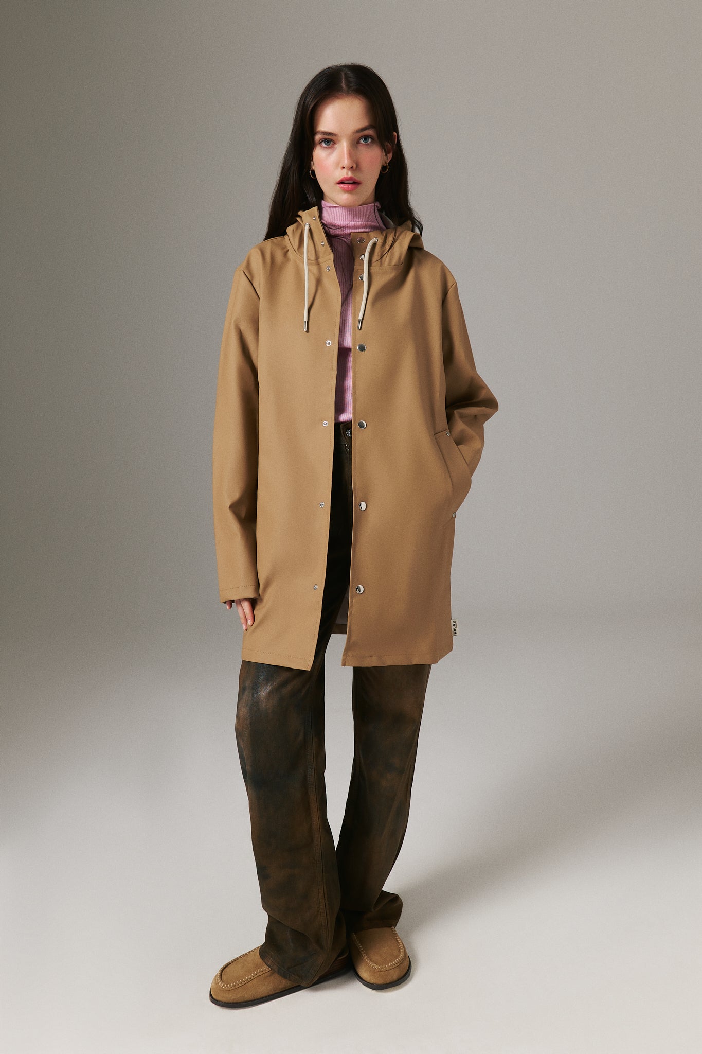 Matchy Raincoat - Cinnamon