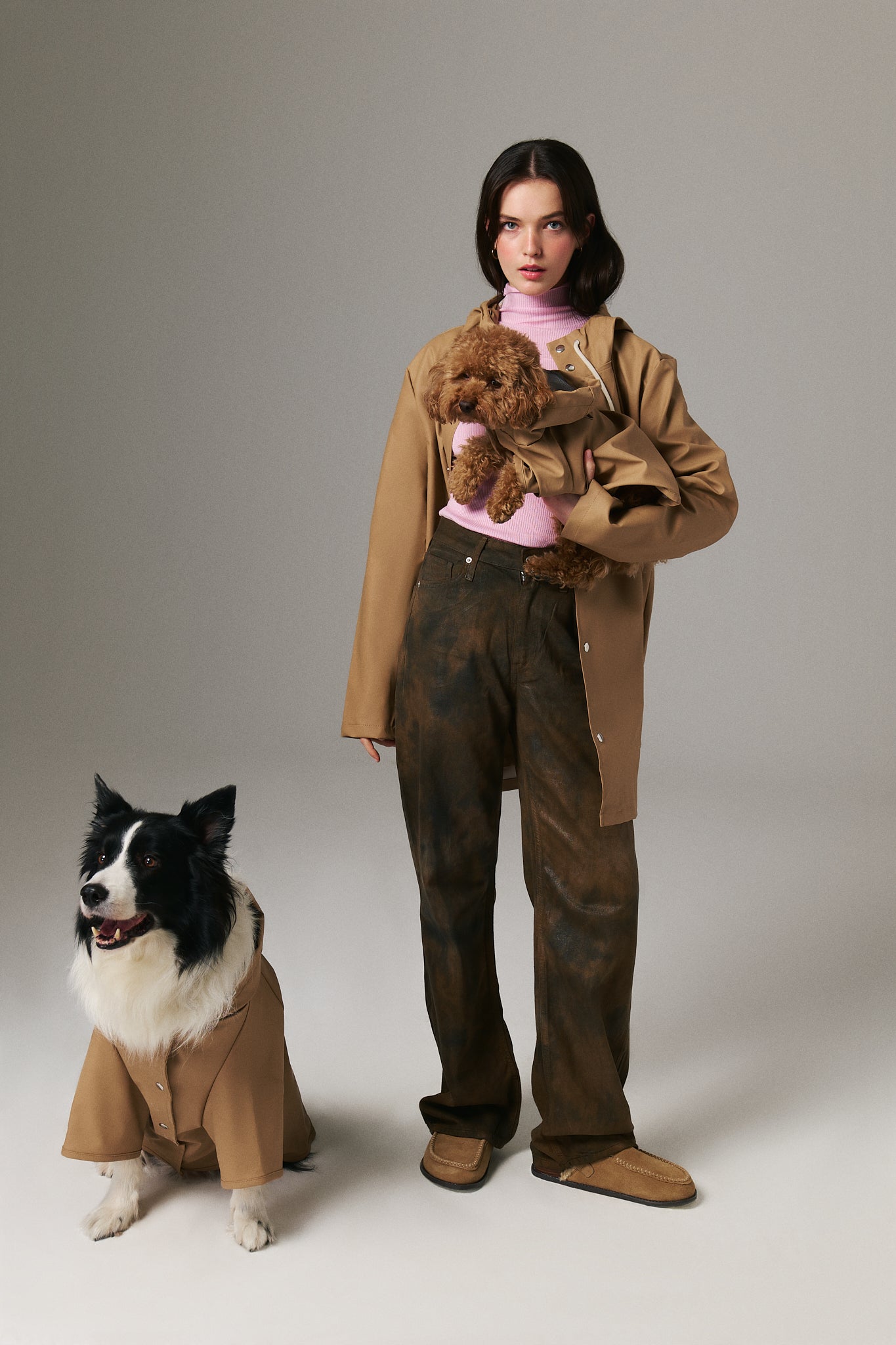 Unisex Raincoat - Cinnamon