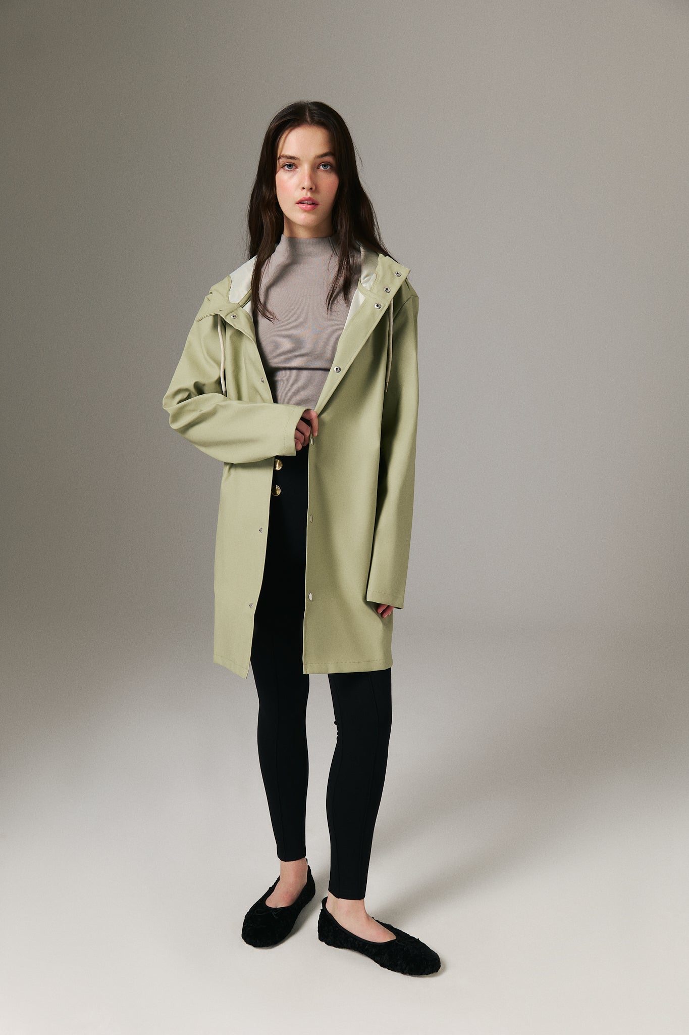 Unisex Raincoat - Pistachio Green
