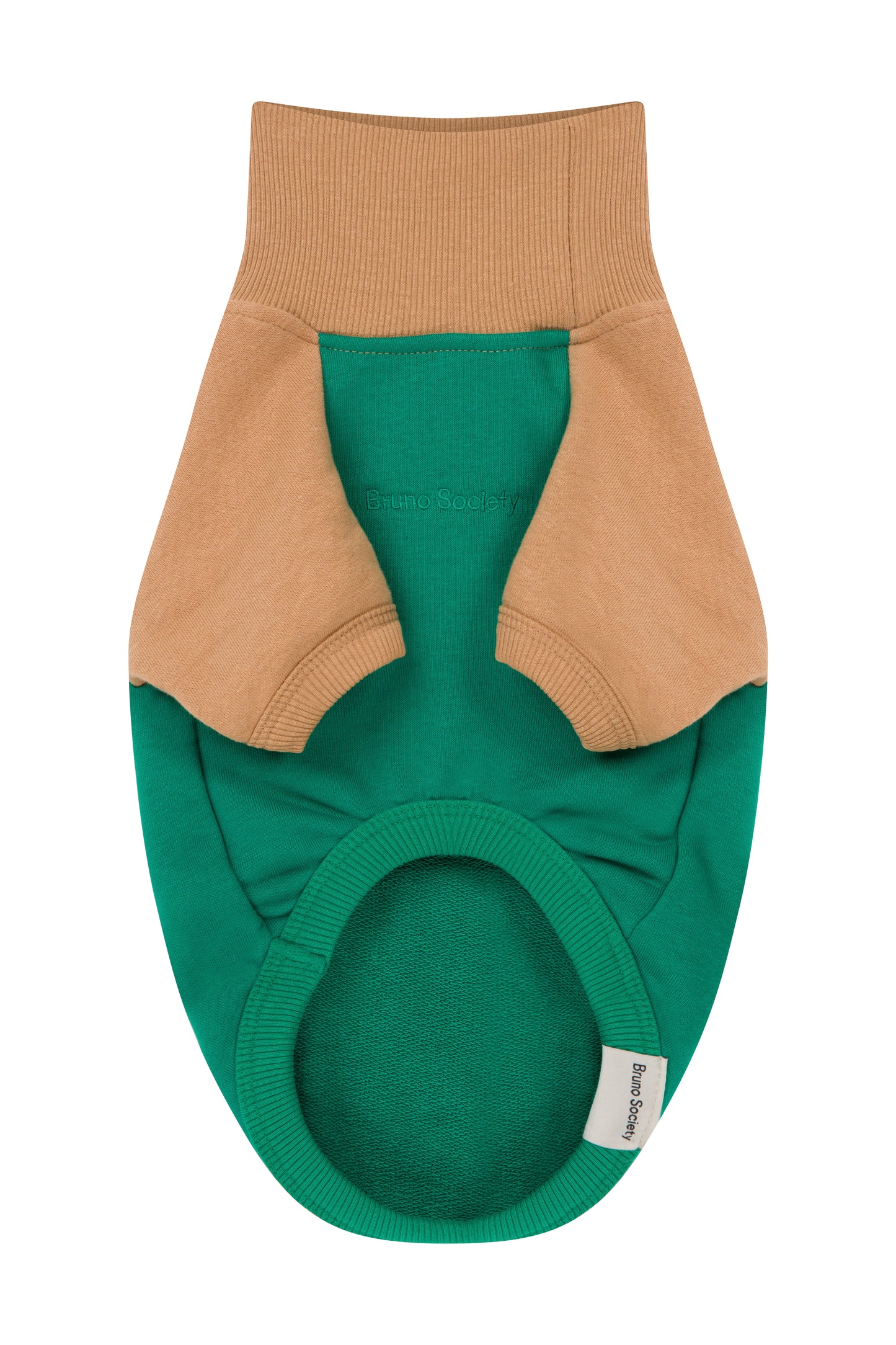 Matchy Sweatshirt - Green/Beige