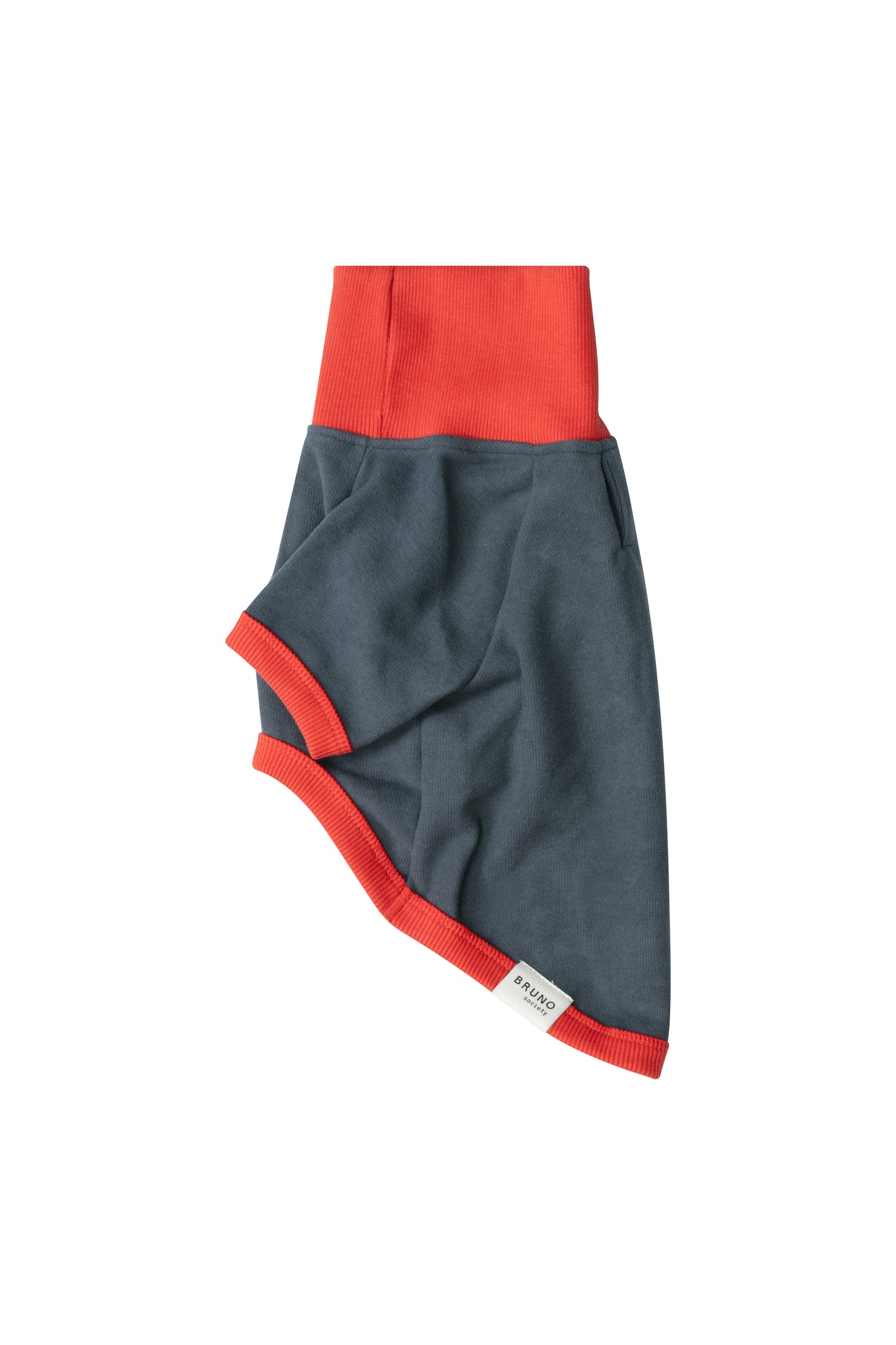 Turtleneck Sweatshirt - Horizon Blue/Light Red