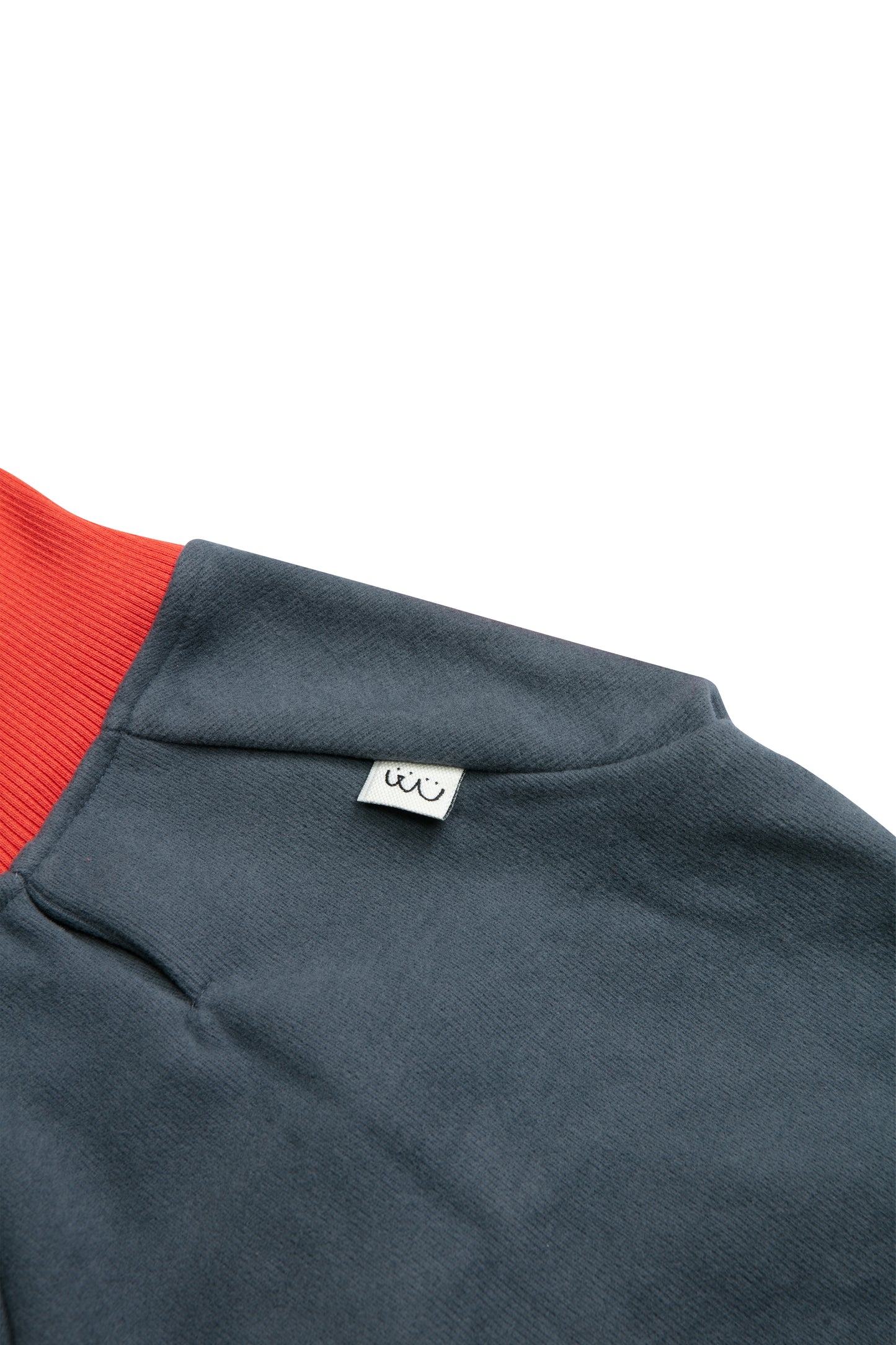 Turtleneck Sweatshirt - Horizon Blue/Light Red
