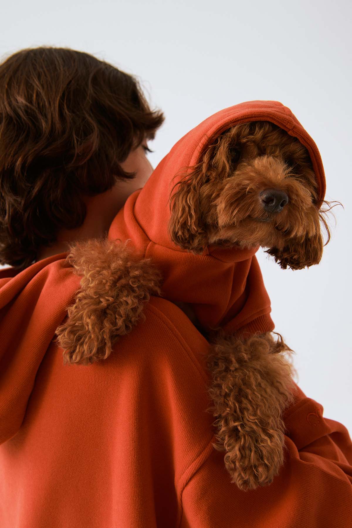 Köpek Hoodie - Açık Kırmızı - Bruno Society