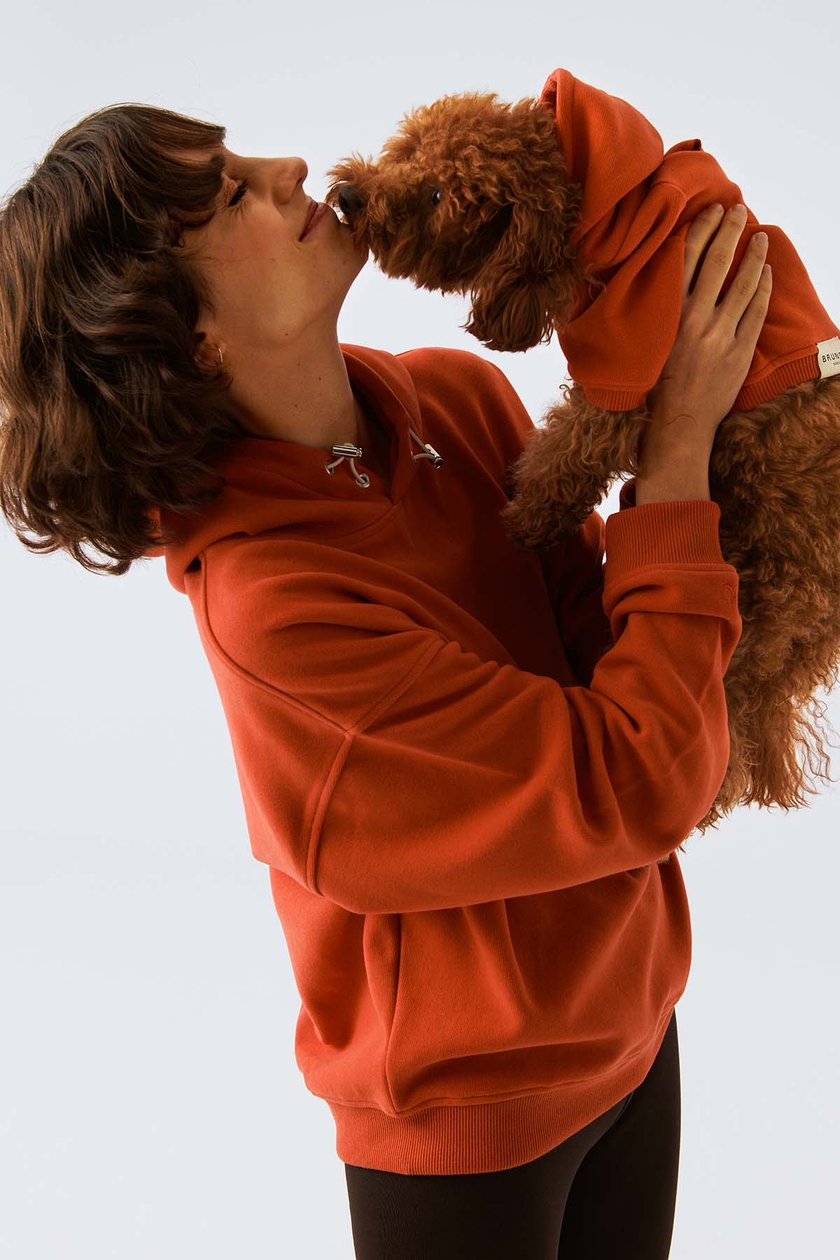 Köpek Hoodie - Açık Kırmızı - Bruno Society