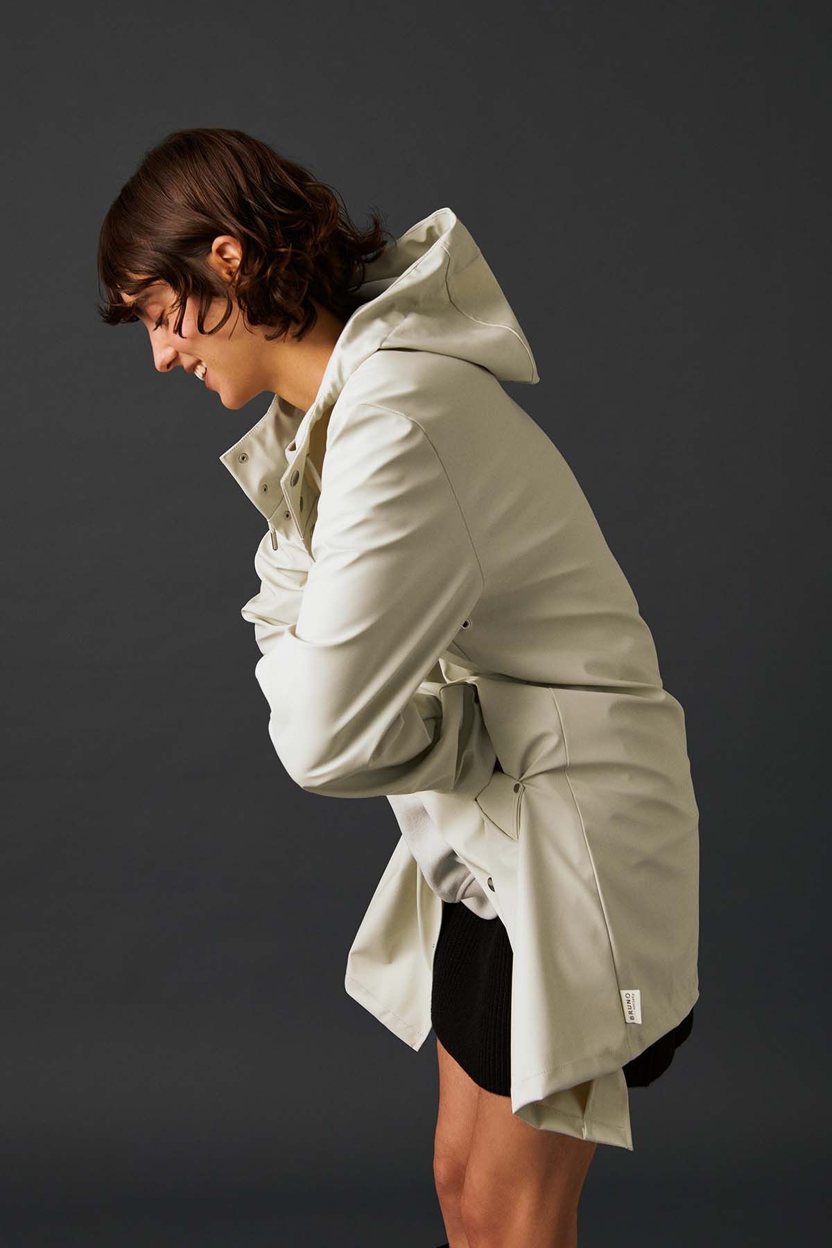 Unisex Lightweight Yağmurluk - Kar Beyazı - Bruno Society