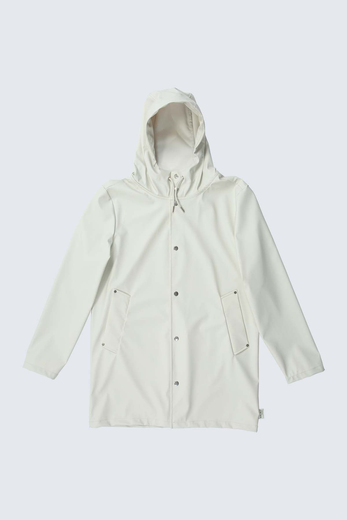 Unisex Lightweight Yağmurluk - Kar Beyazı - Bruno Society
