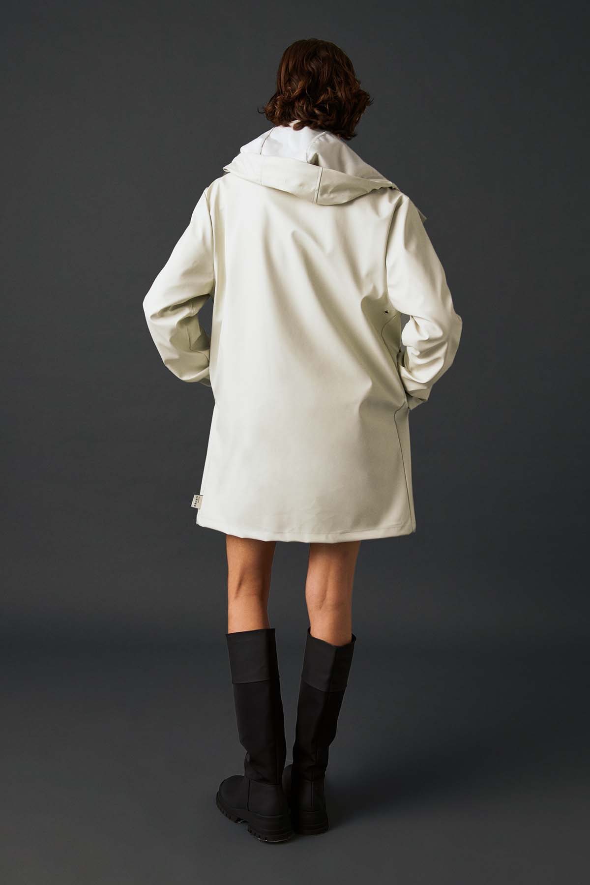 Unisex Lightweight Yağmurluk - Kar Beyazı - Bruno Society