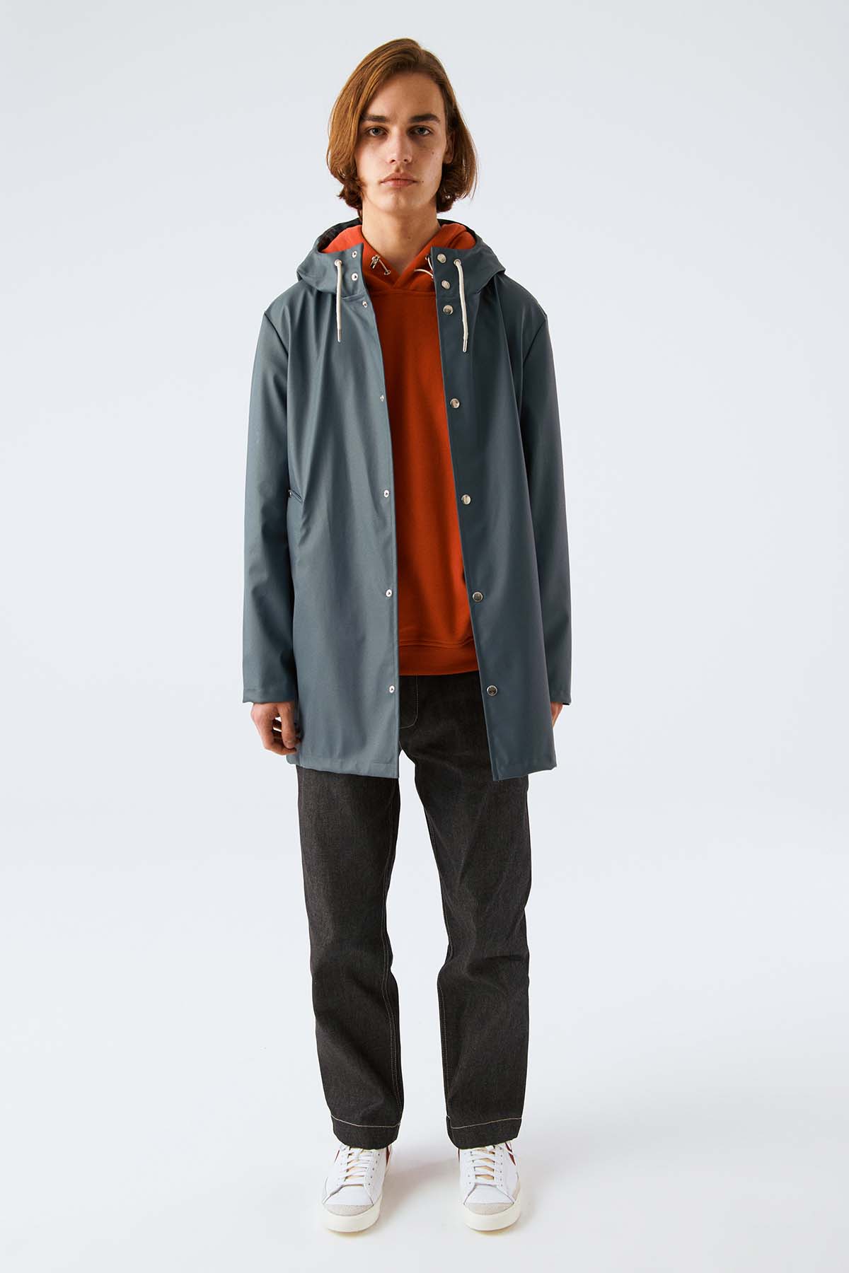 Unisex Lightweight Yağmurluk - Ufuk Mavisi - Bruno Society