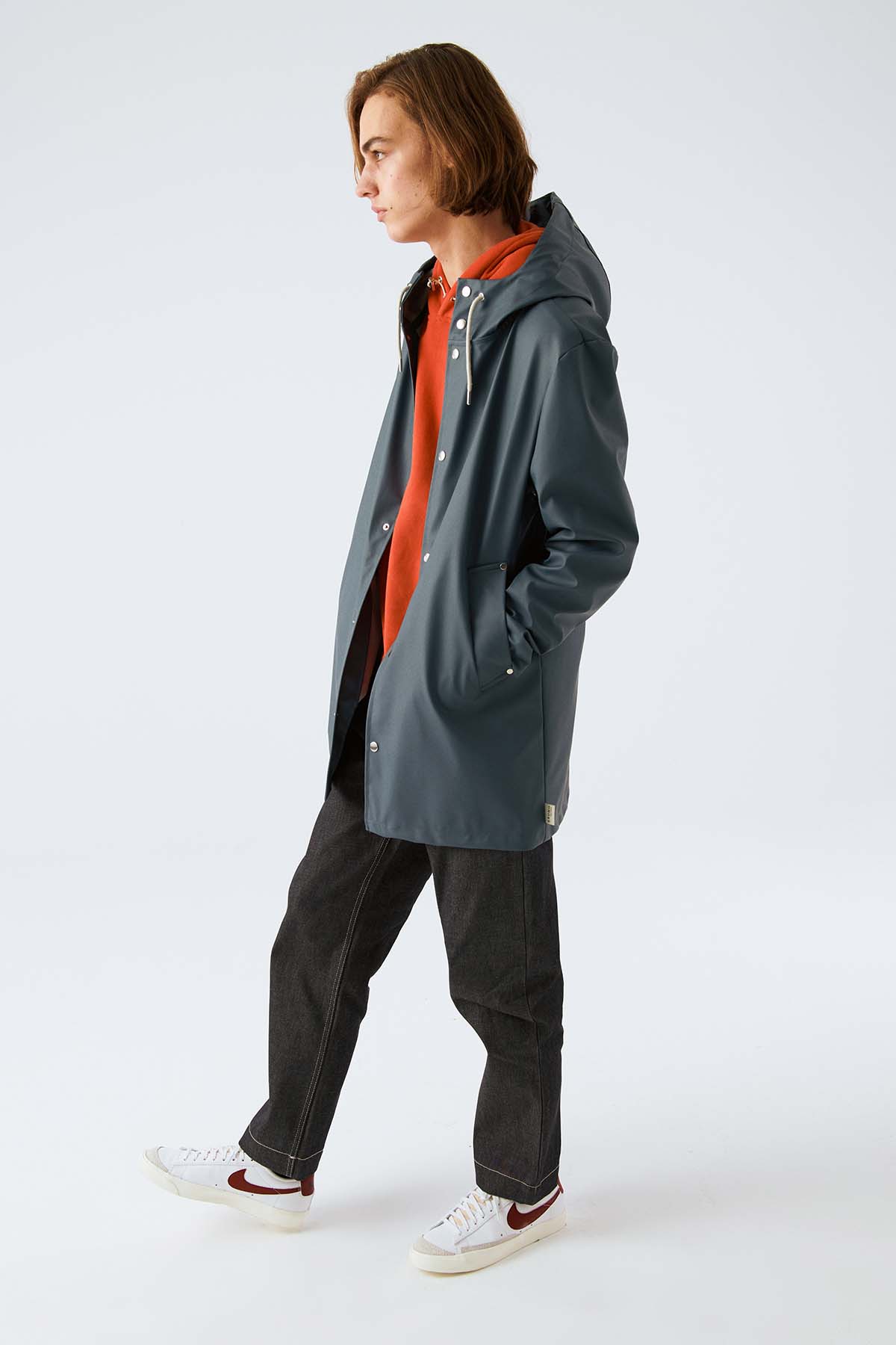 Unisex Lightweight Yağmurluk - Ufuk Mavisi - Bruno Society