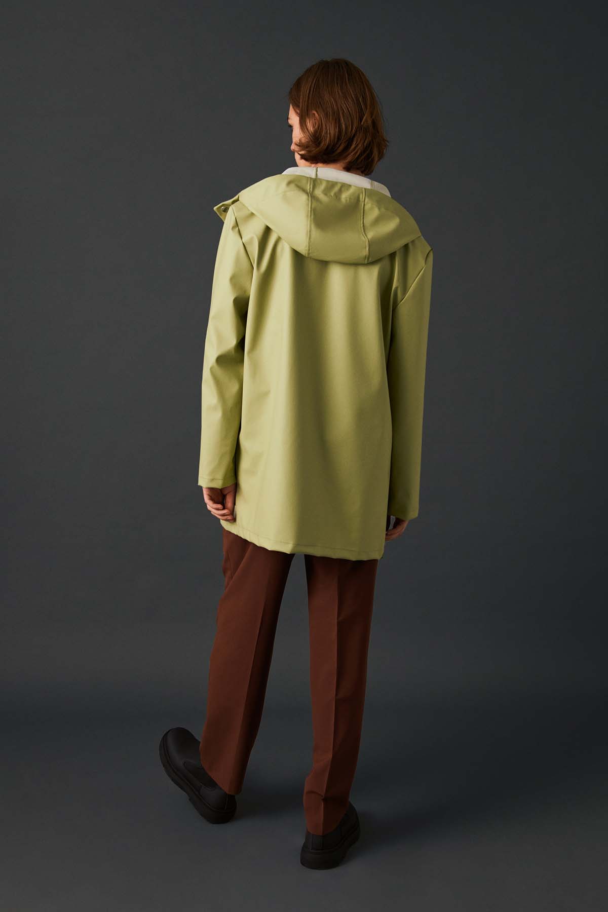 Unisex Lightweight Yağmurluk - Yosun Yeşili - Bruno Society