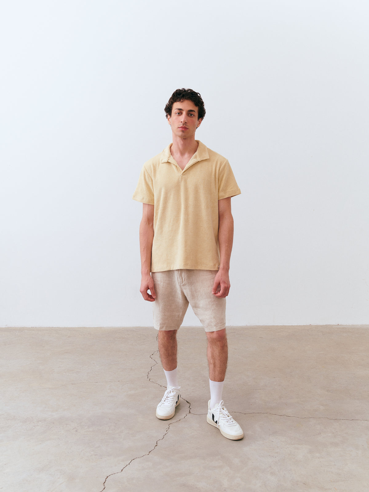Towel Tee - Beige
