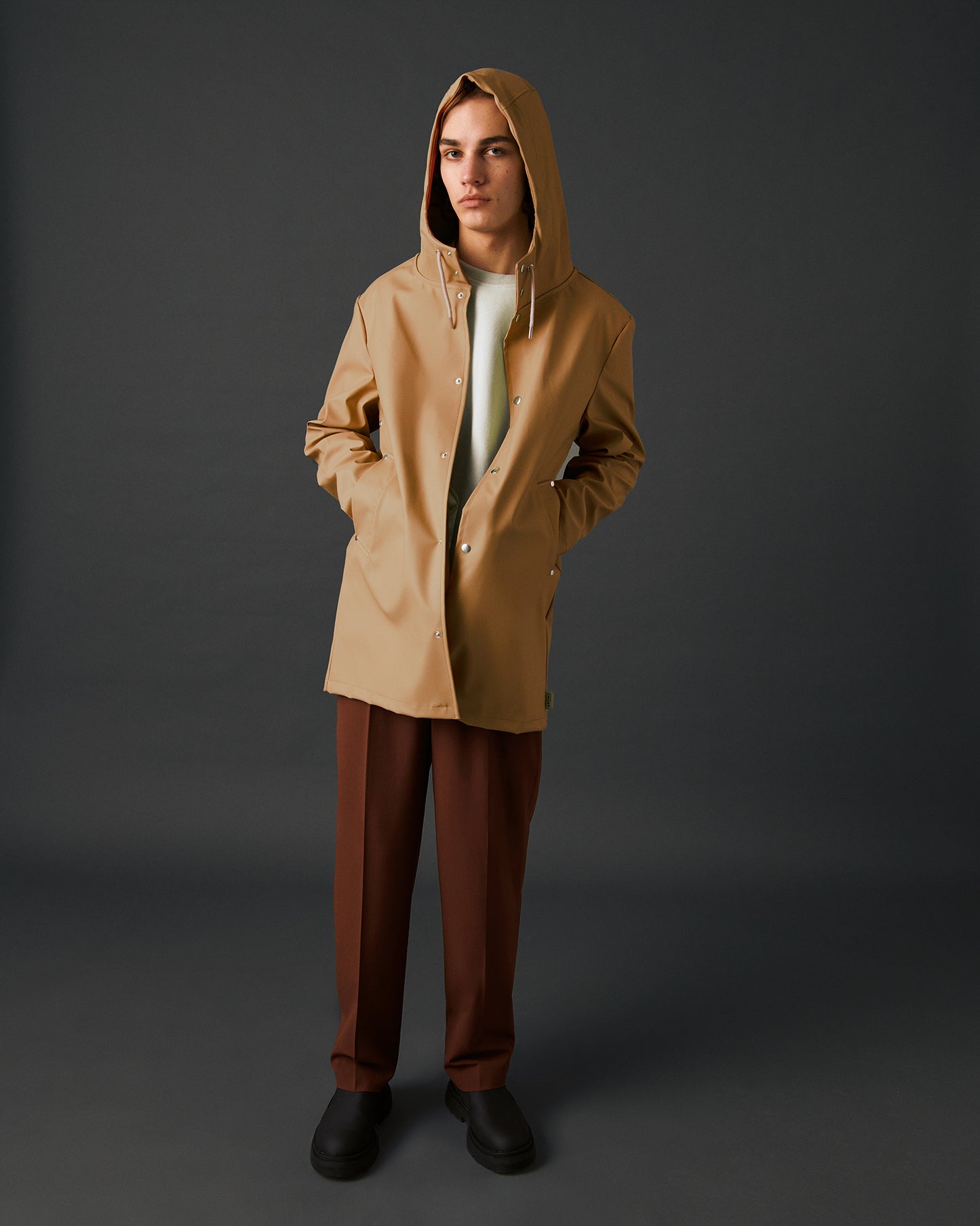 Unisex Raincoat - Cinnamon