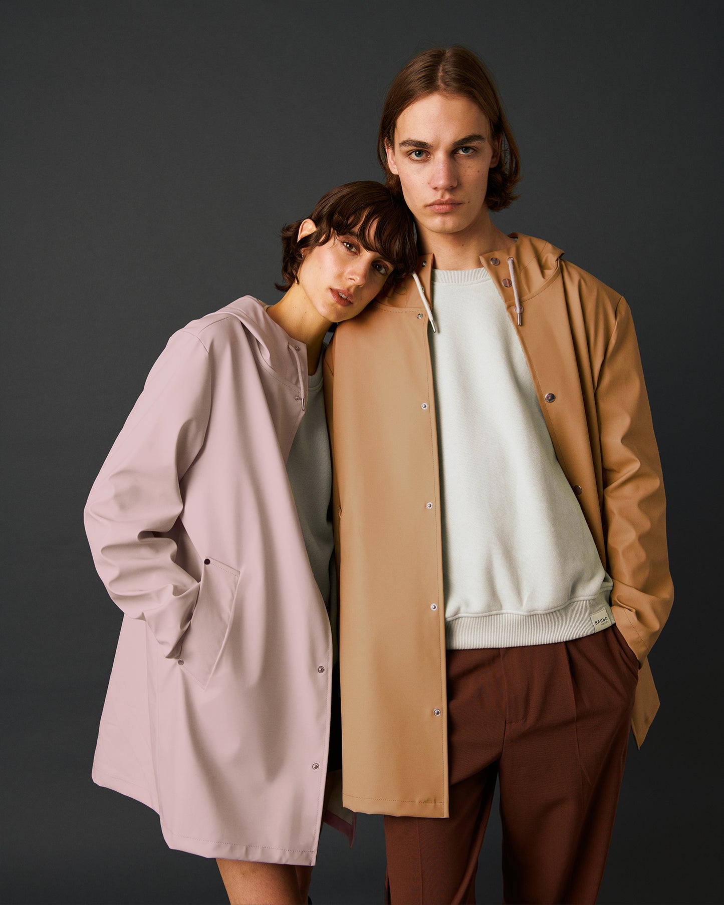 Unisex Raincoat - Cinnamon
