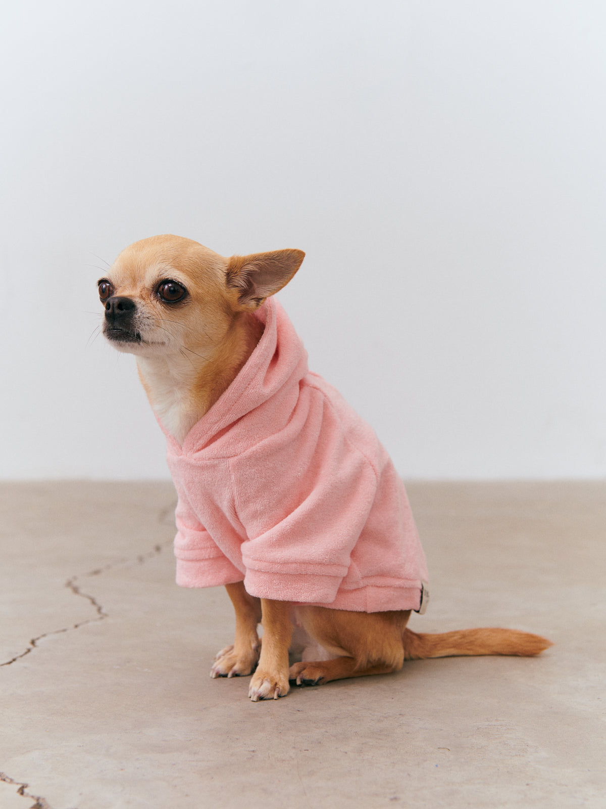 Towel Hoodie - Pink