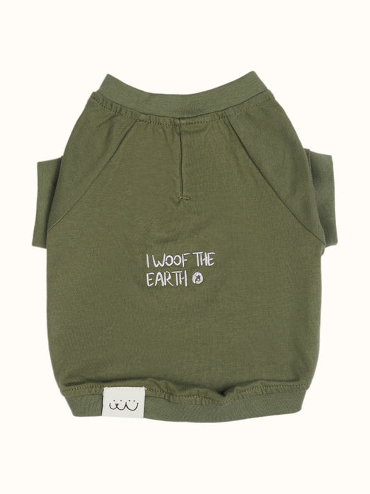 Earth Dog T-shirt - Green