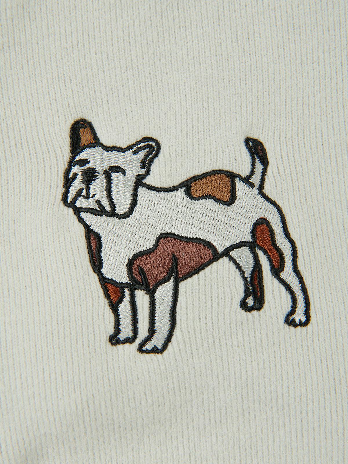 Bulldog Köpek Hoodie - Gri